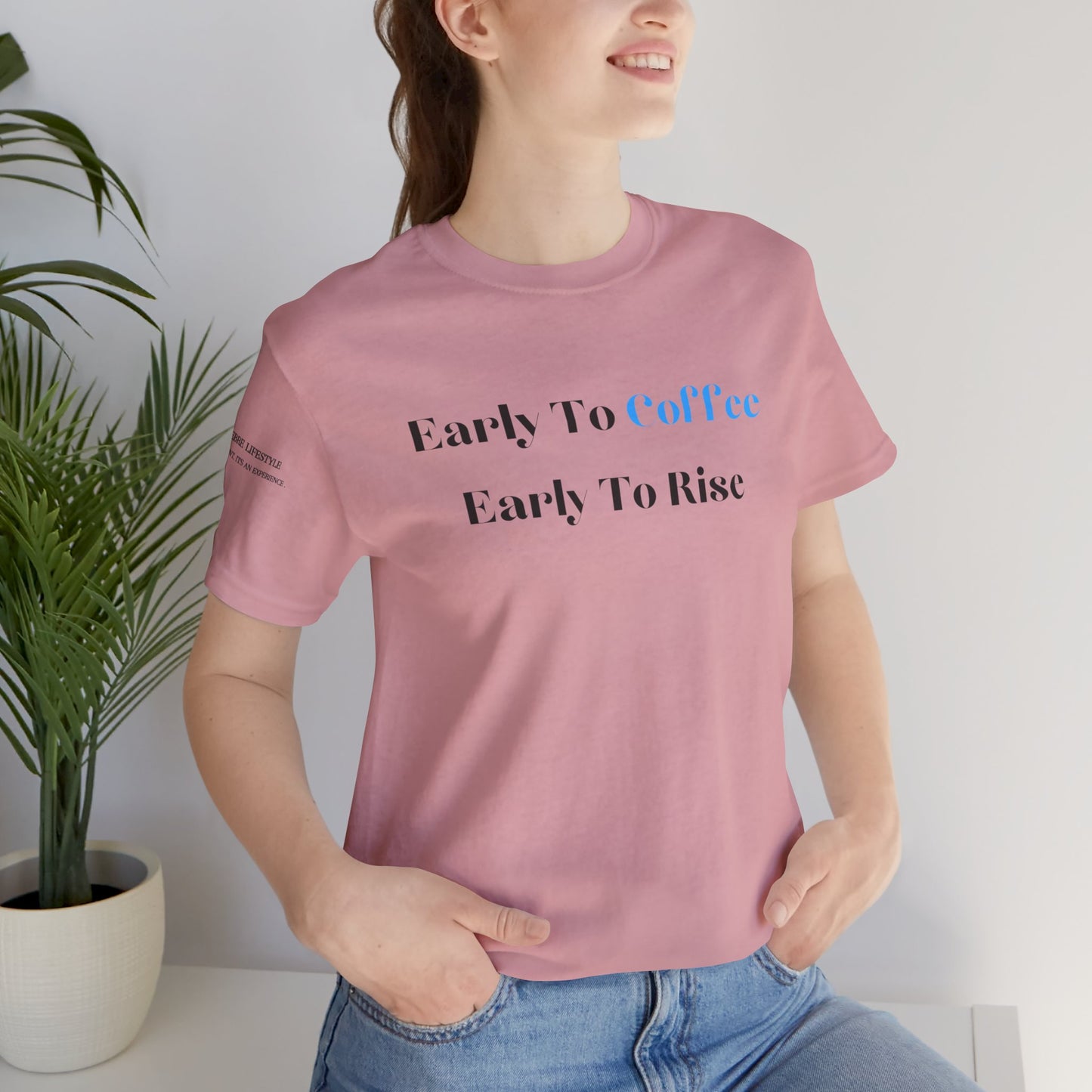 Fitness T-Shirt - Early To Coffee Workout