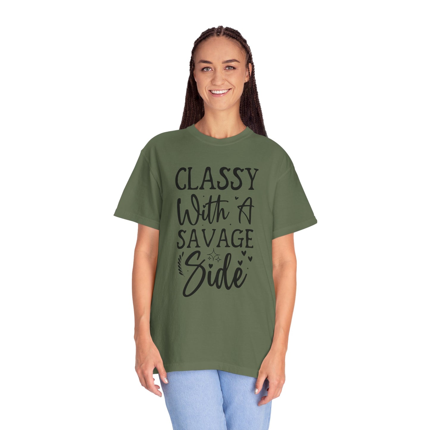 Class With Savage Side Athleisure T-shirt