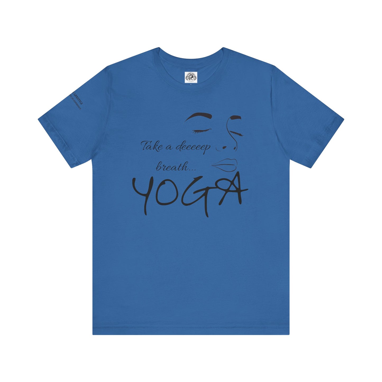 Take Deep Breath Yoga Workout T-Shirt- COFFEEBRE