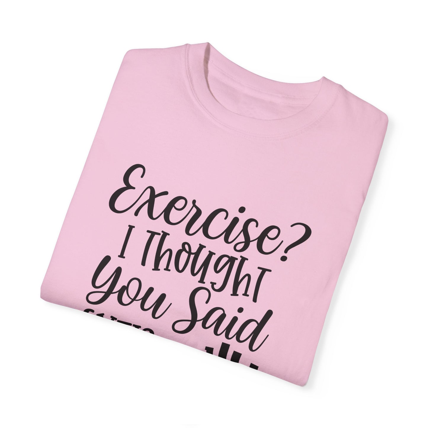 Cute Exercise Fitness T-shirt