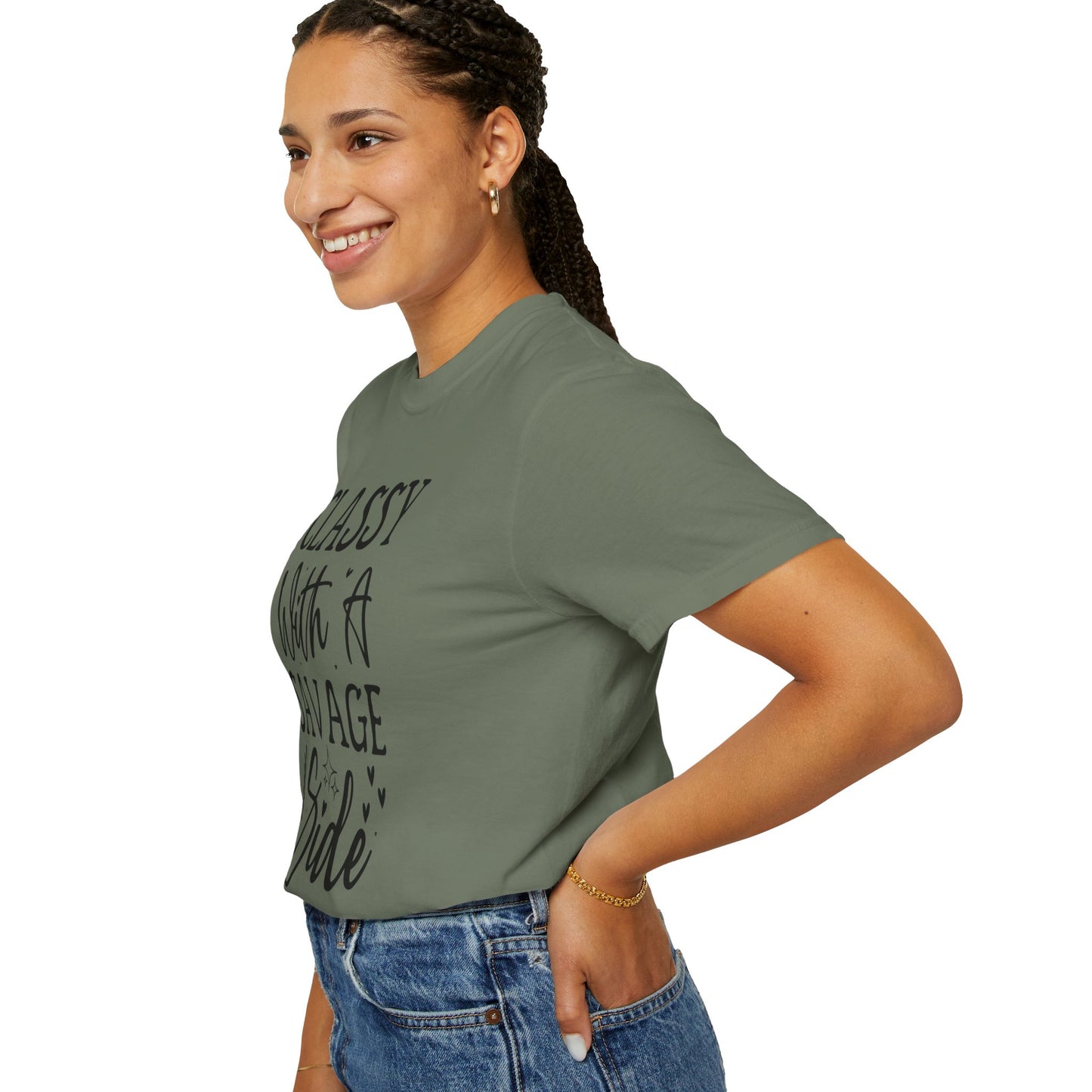 Class With Savage Side Athleisure T-shirt