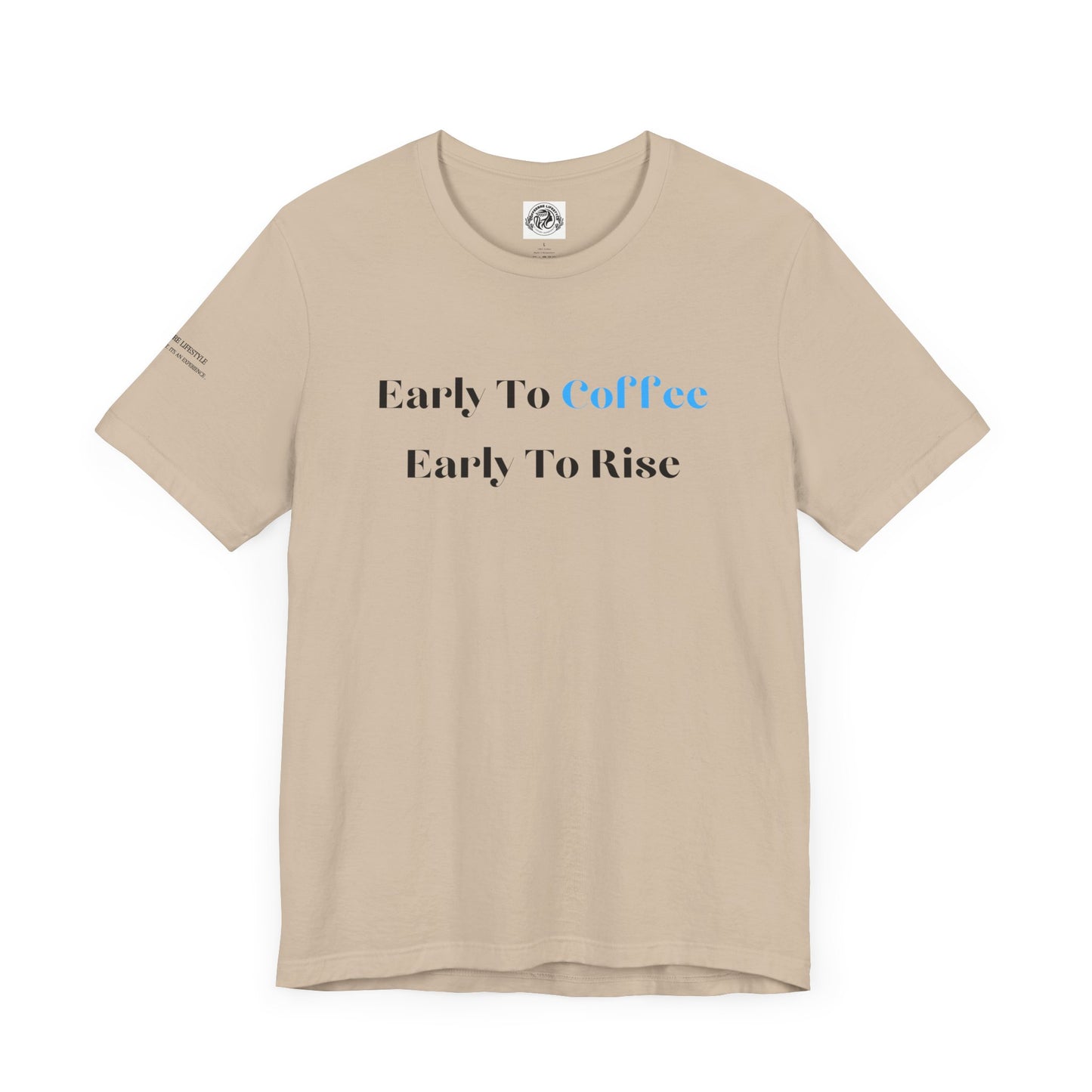 Fitness T-Shirt - Early To Coffee Workout