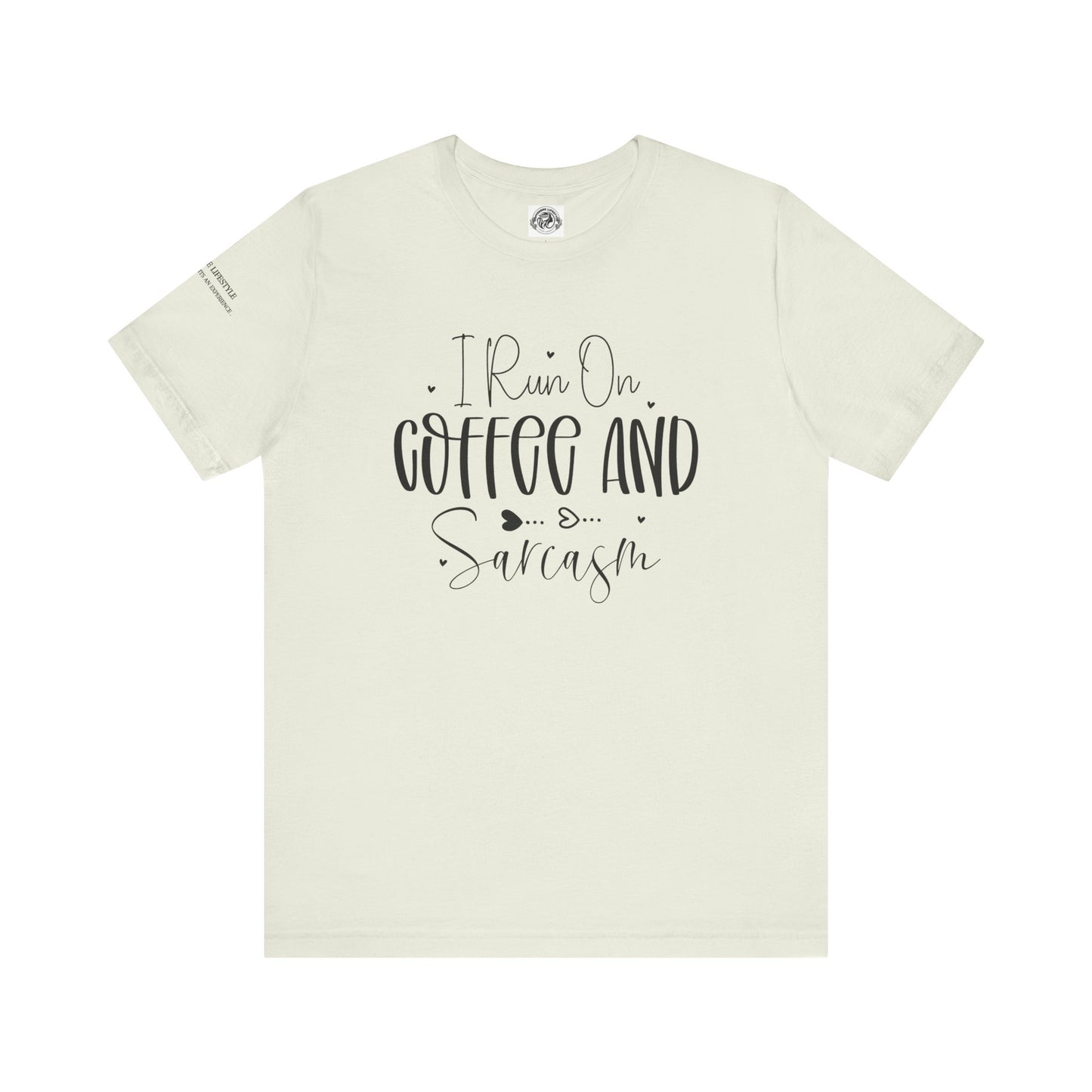 Fitness T-Shirt - I Run On Coffee Workout Shirt