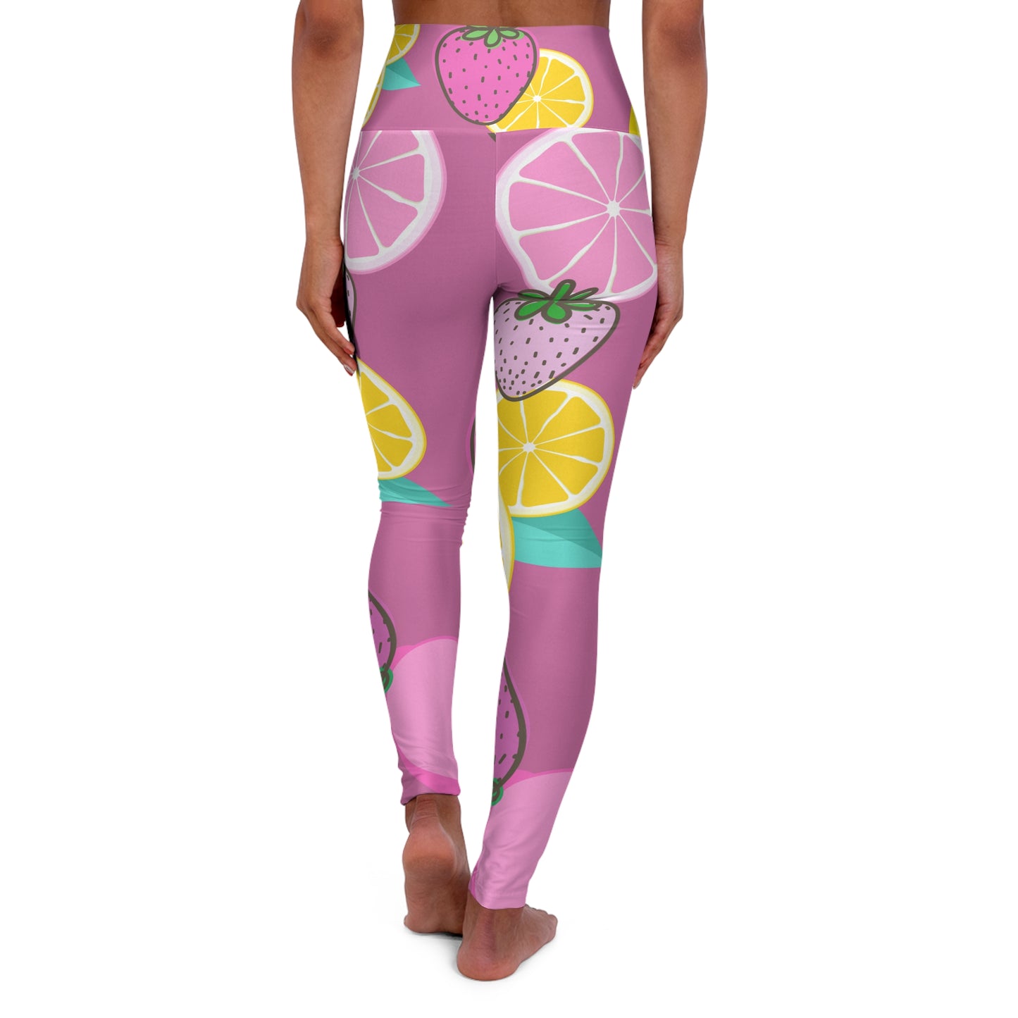 Pink High Waisted Yoga Leggings