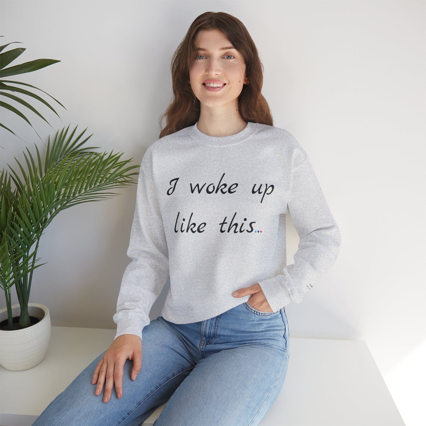 Woke Up Fitness Crewneck Sweatshirt