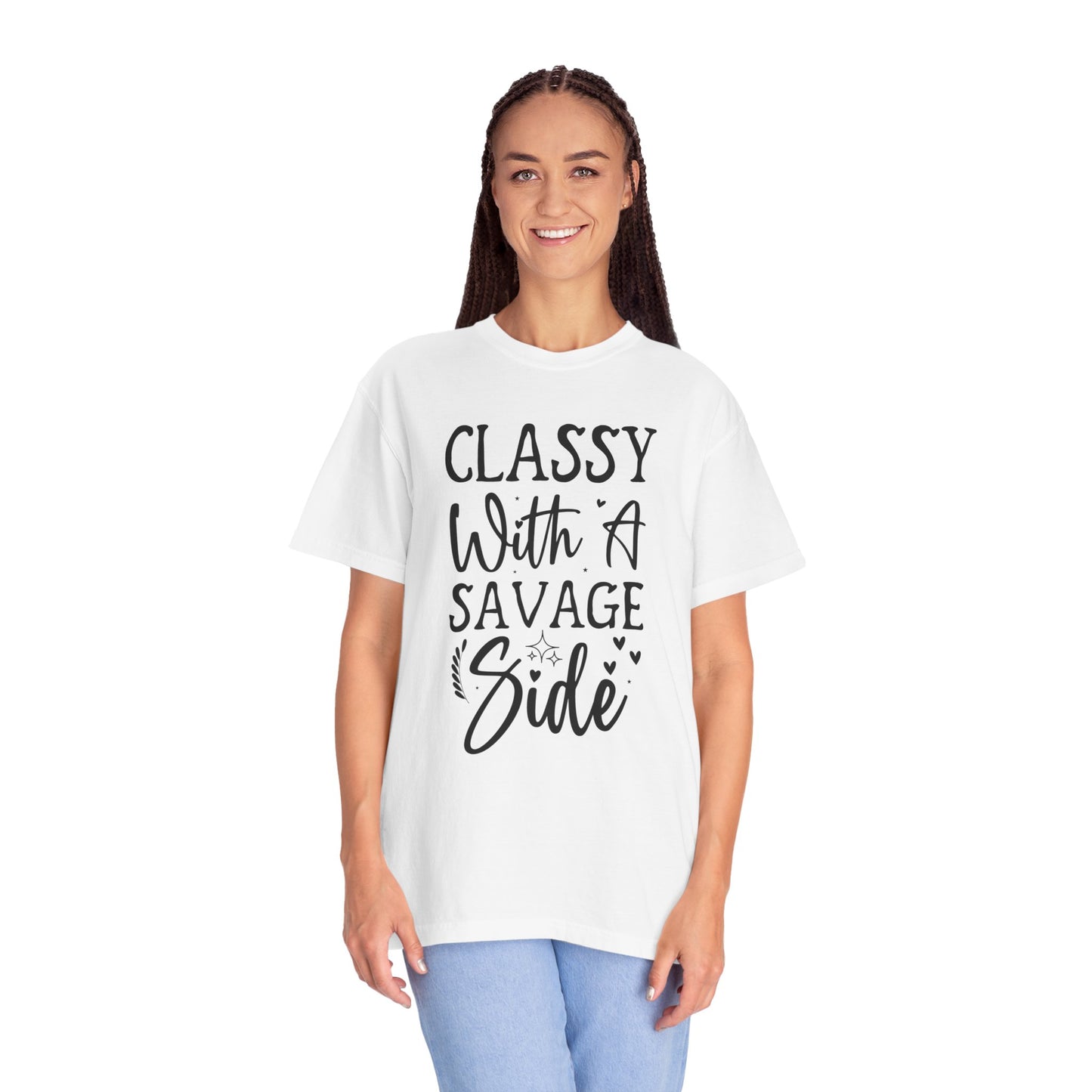 Class With Savage Side Athleisure T-shirt