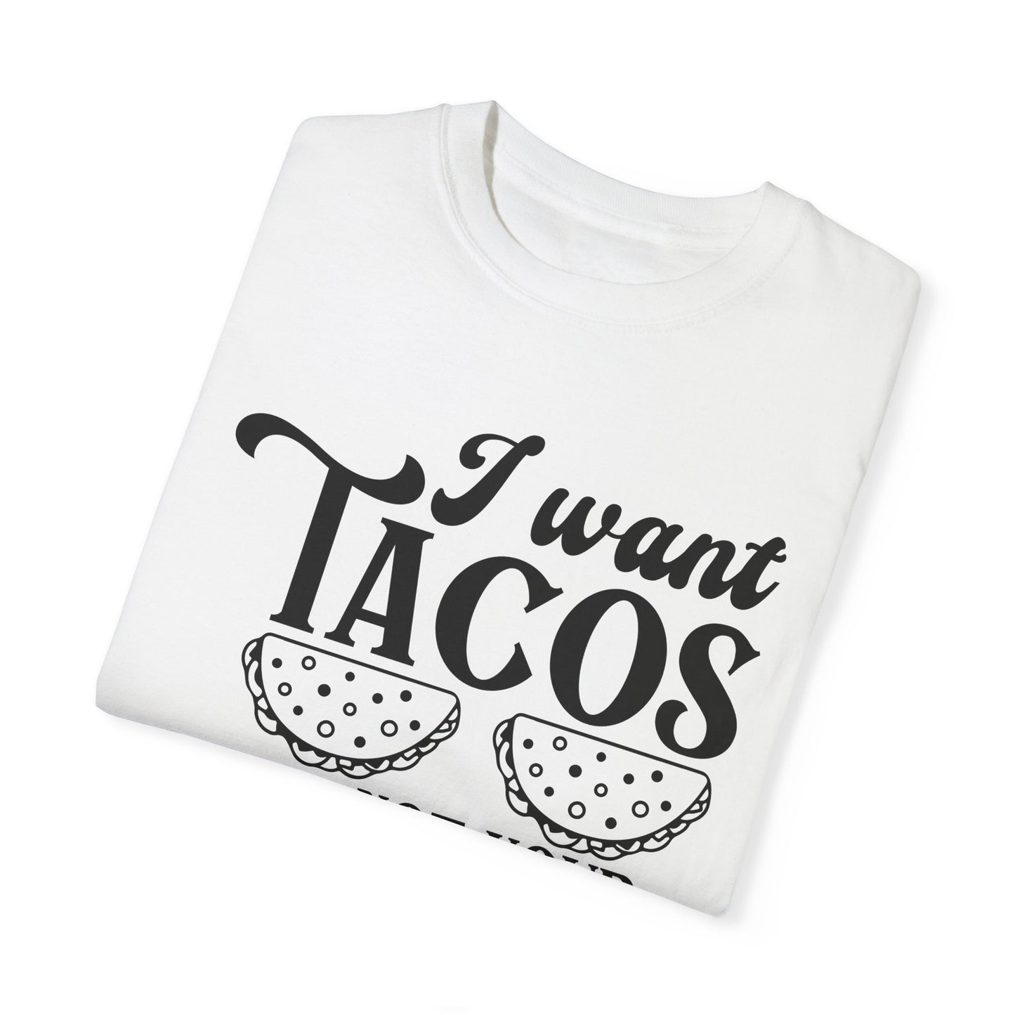 Want Tacos Fitness Workout T-shirt