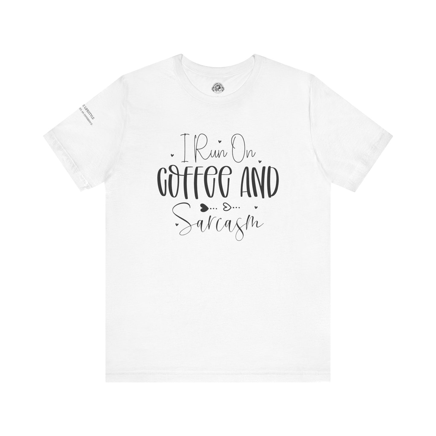 Fitness T-Shirt - I Run On Coffee Workout Shirt