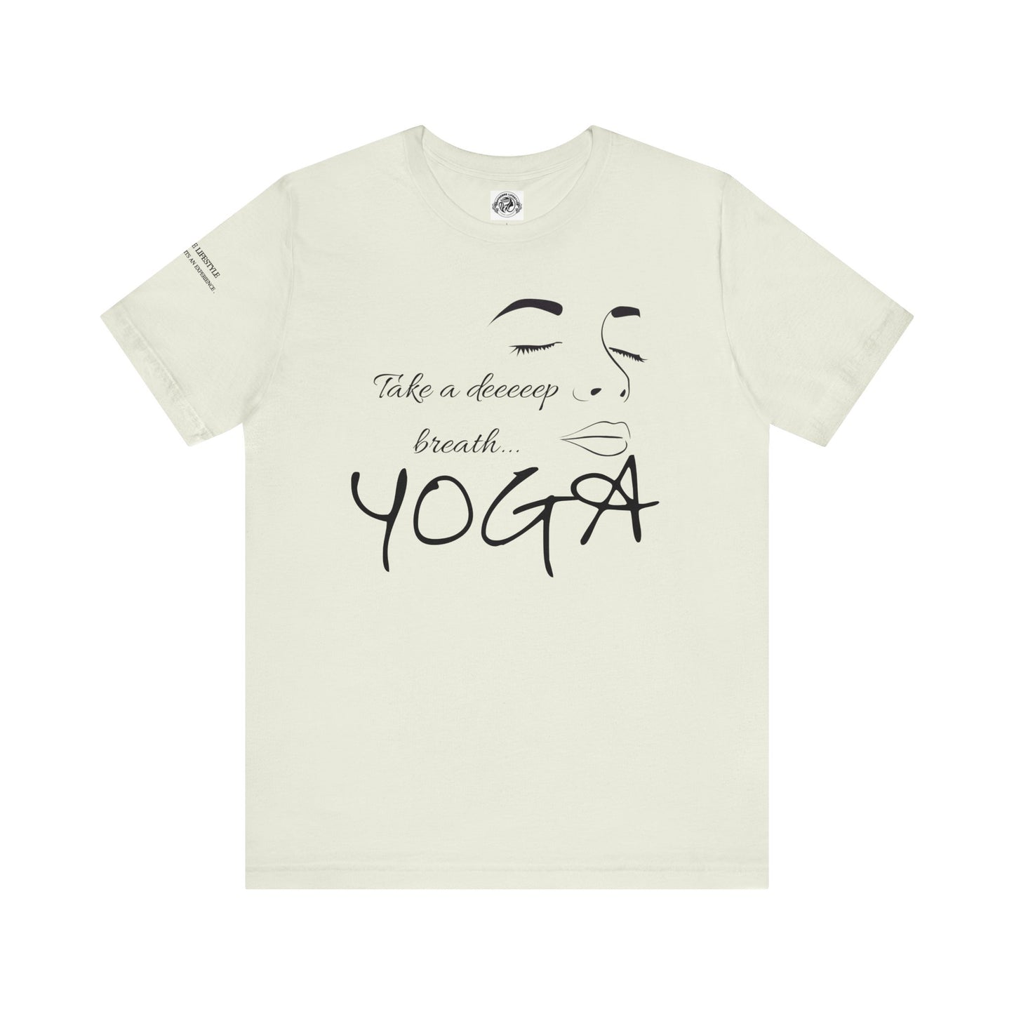 Take Deep Breath Yoga Workout T-Shirt- COFFEEBRE