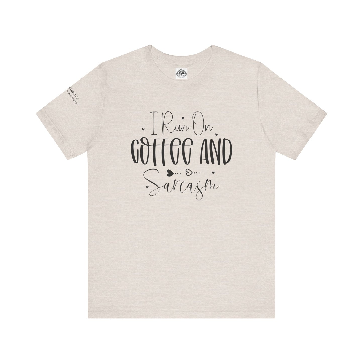 Fitness T-Shirt - I Run On Coffee Workout Shirt