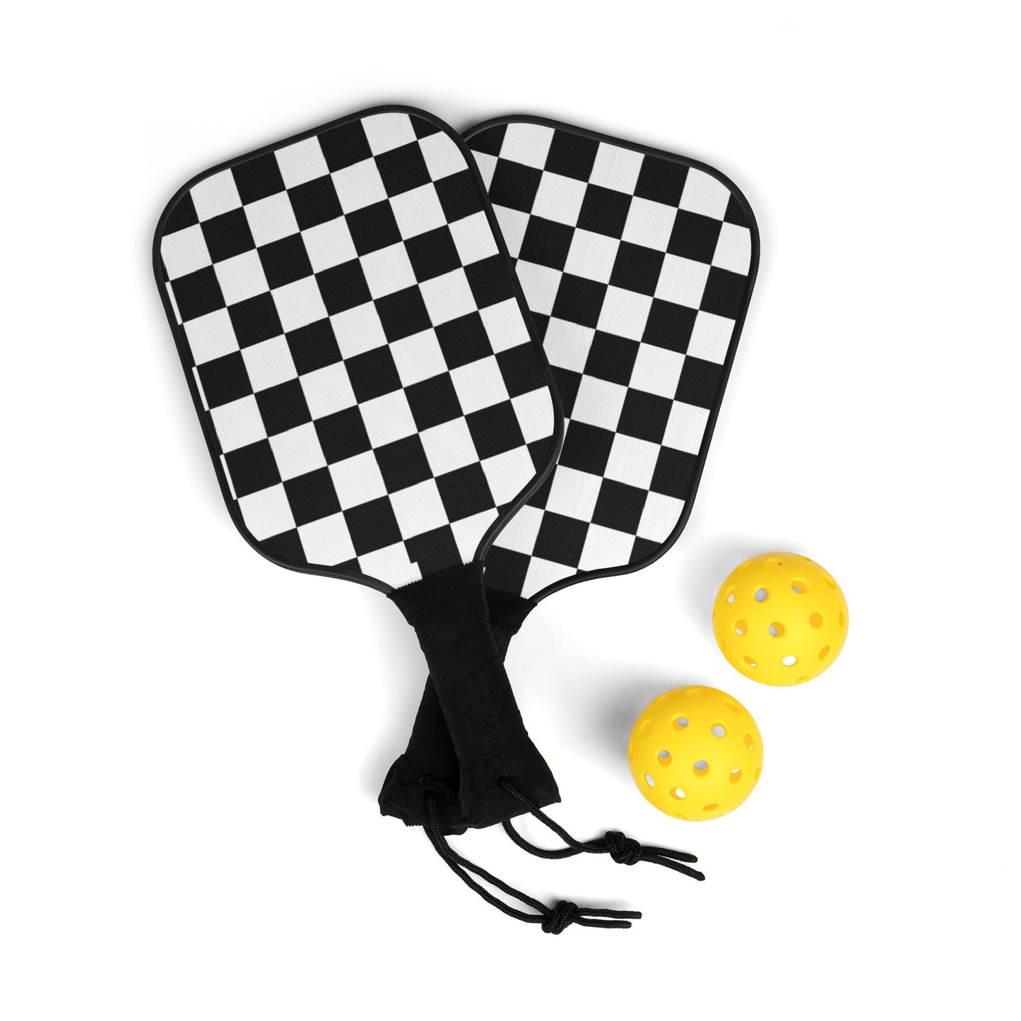 Checkered Workout Pickleball Paddle Kit - COFFEEBRE