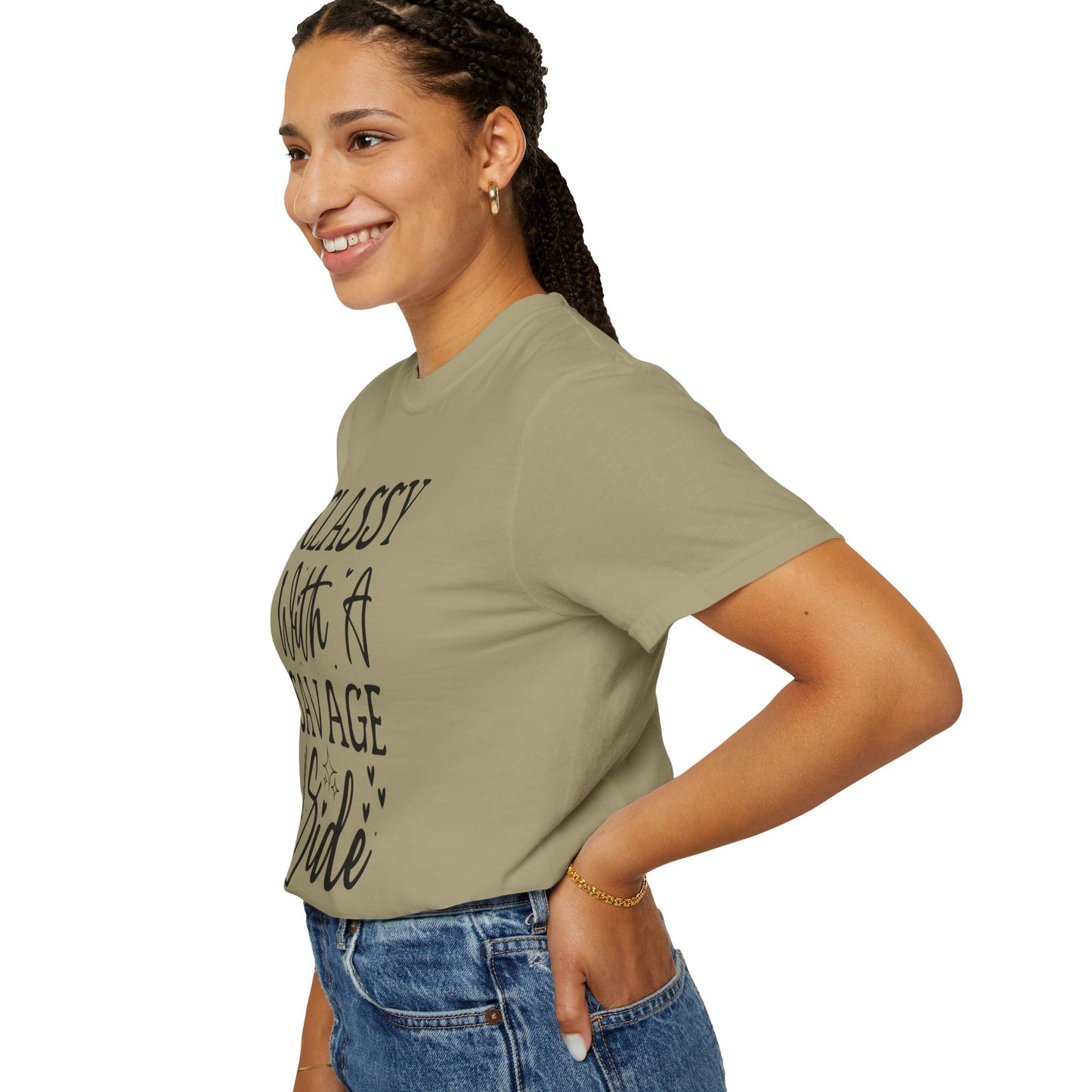 Class With Savage Side Athleisure T-shirt