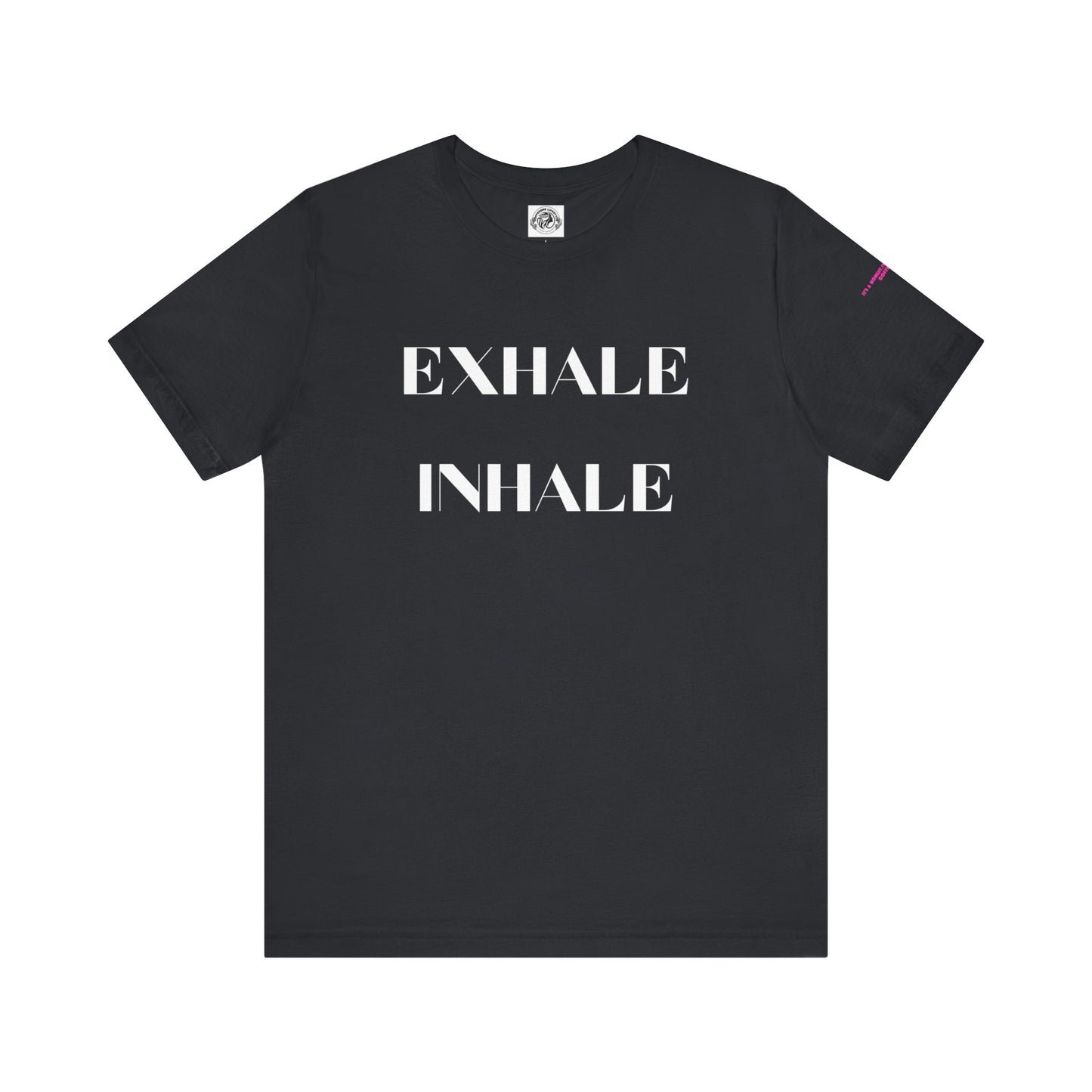 Exhale Inhale Yoga Fitness Workout T-Shirt - COFFEEBRE