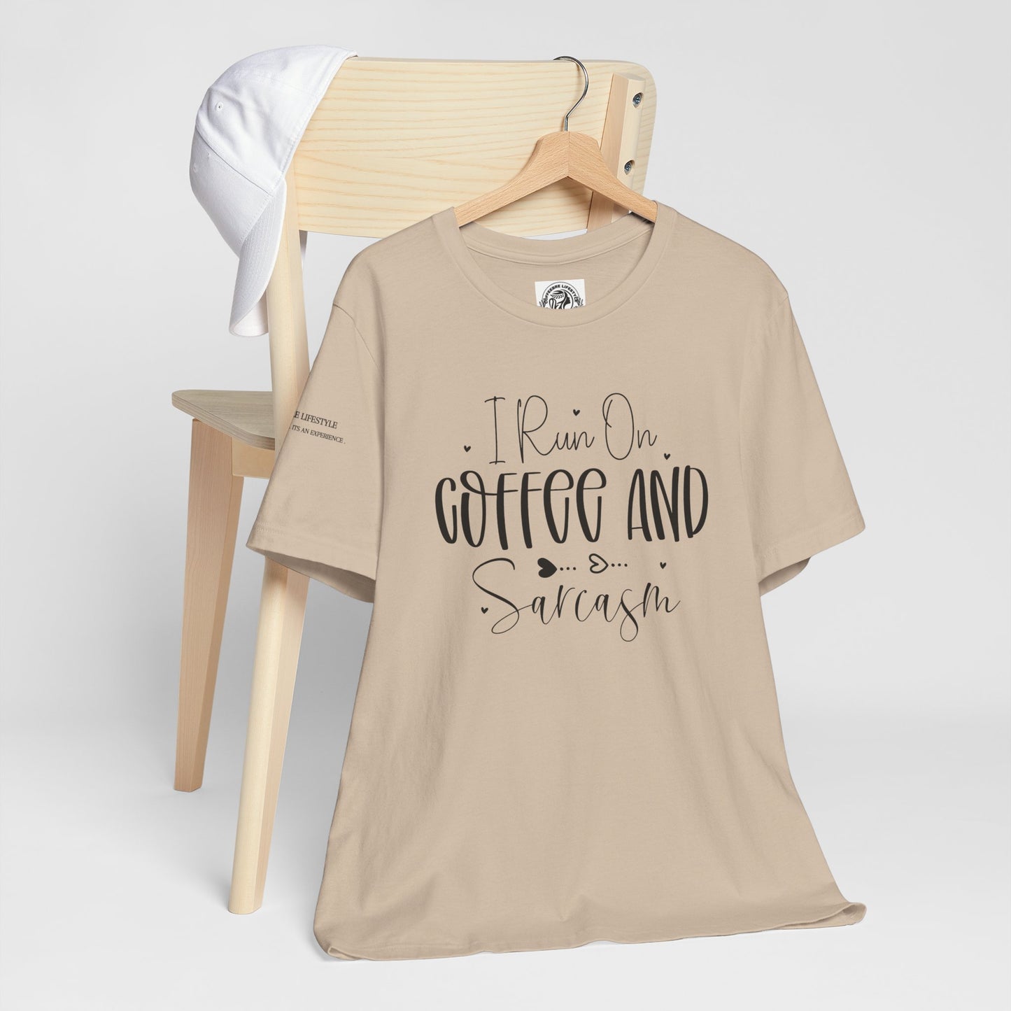 Fitness T-Shirt - I Run On Coffee Workout Shirt