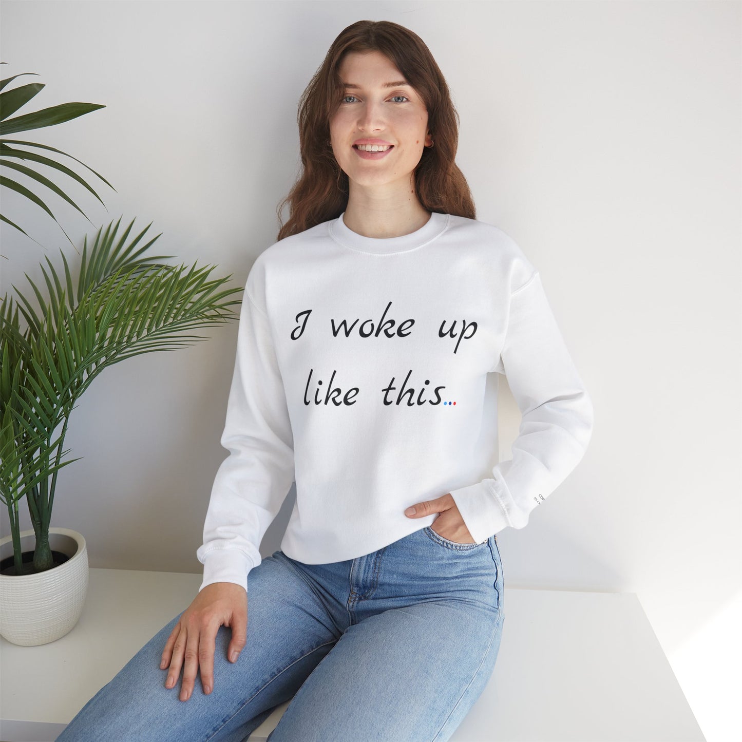 Woke Up Fitness Crewneck Sweatshirt