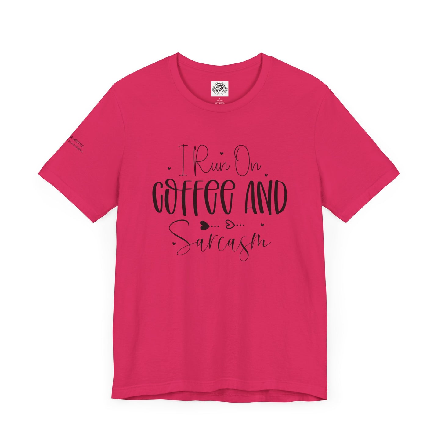 Fitness T-Shirt - I Run On Coffee Workout Shirt