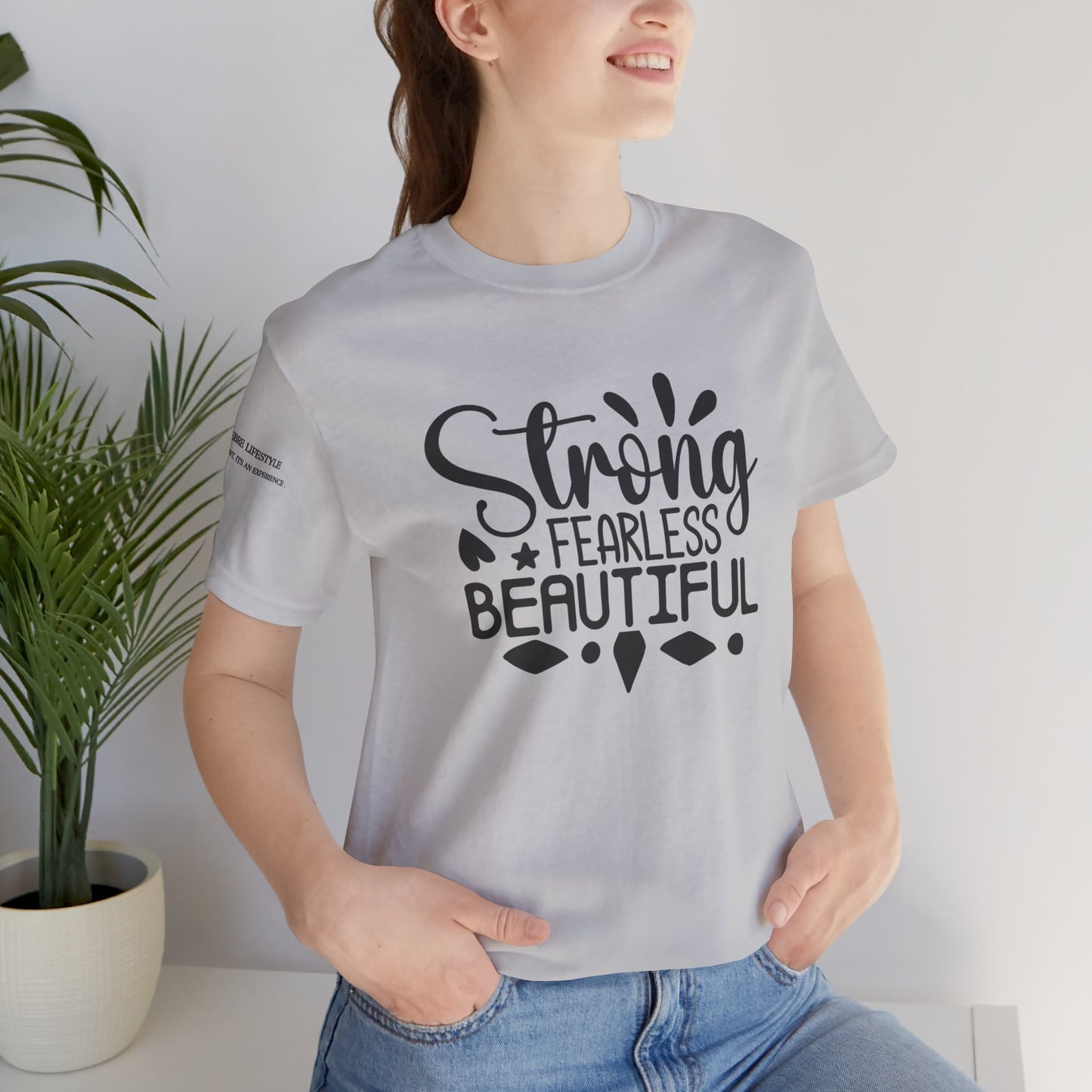 Strong Fearless Fitness Workout T-Shirt