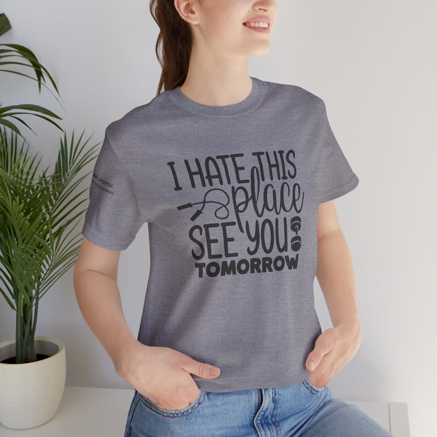 I hate This Unisex Jersey Short Sleeve Tee