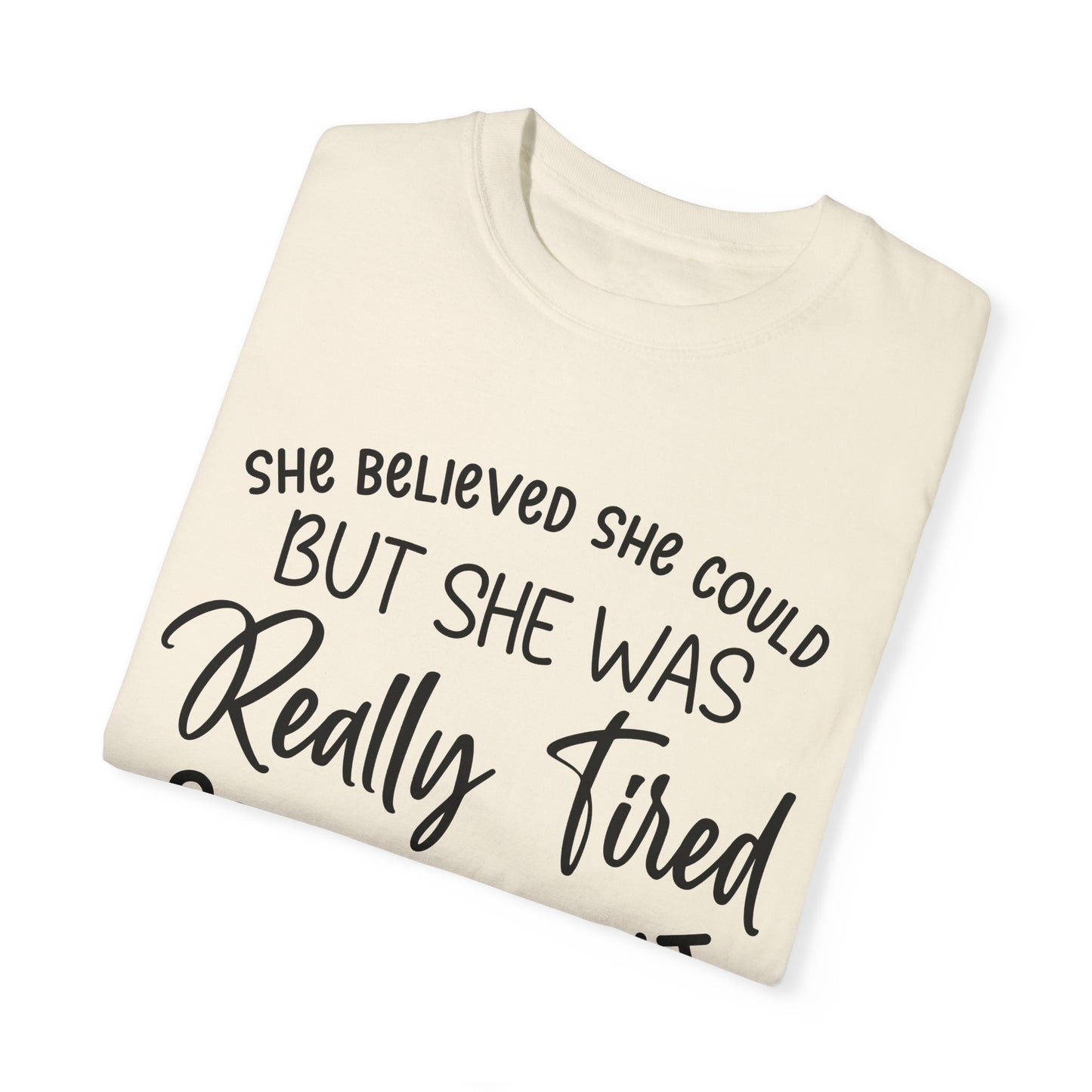 She Believed Fitness Workout T-shirt