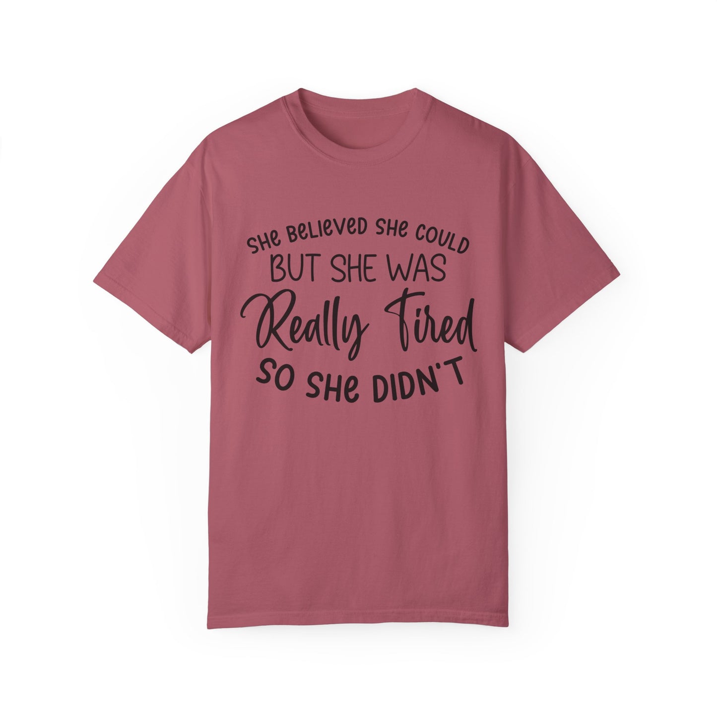 She Believed Fitness Workout T-shirt