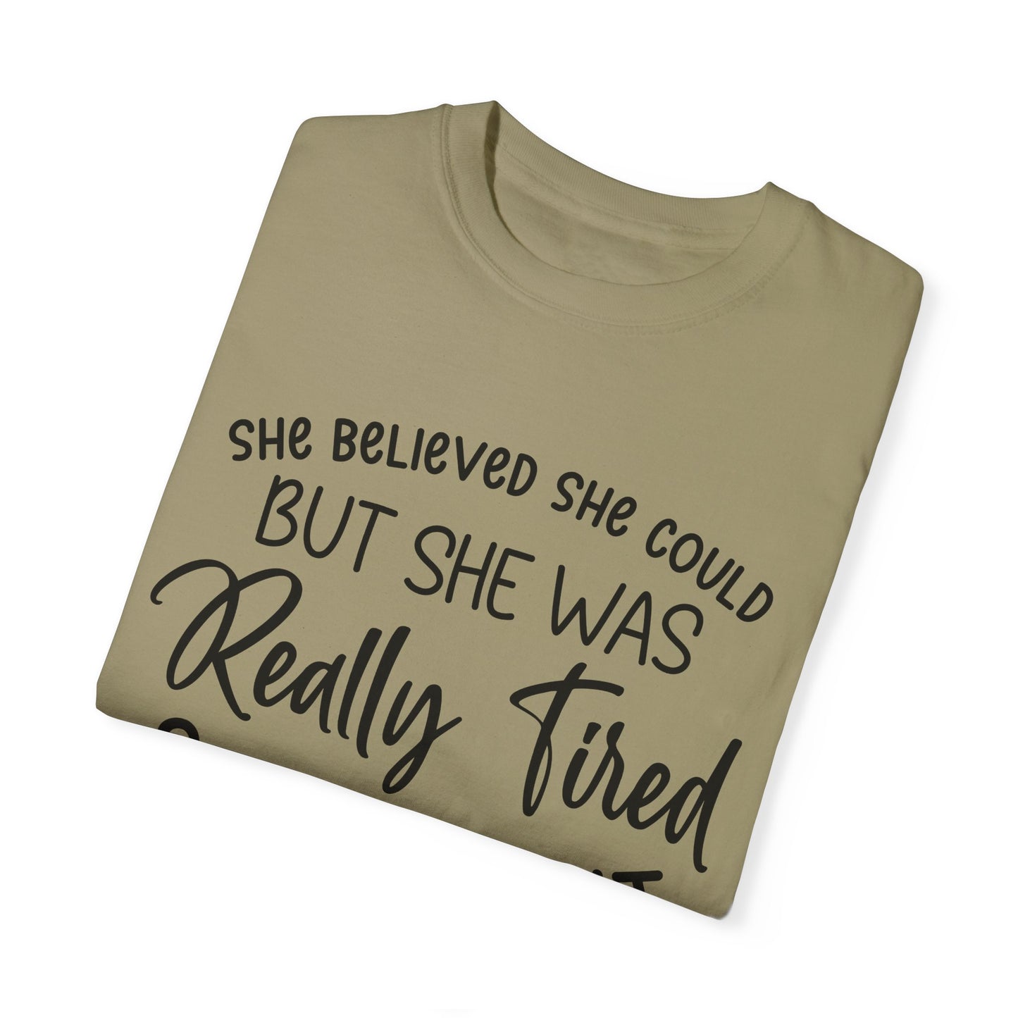 She Believed Fitness Workout T-shirt