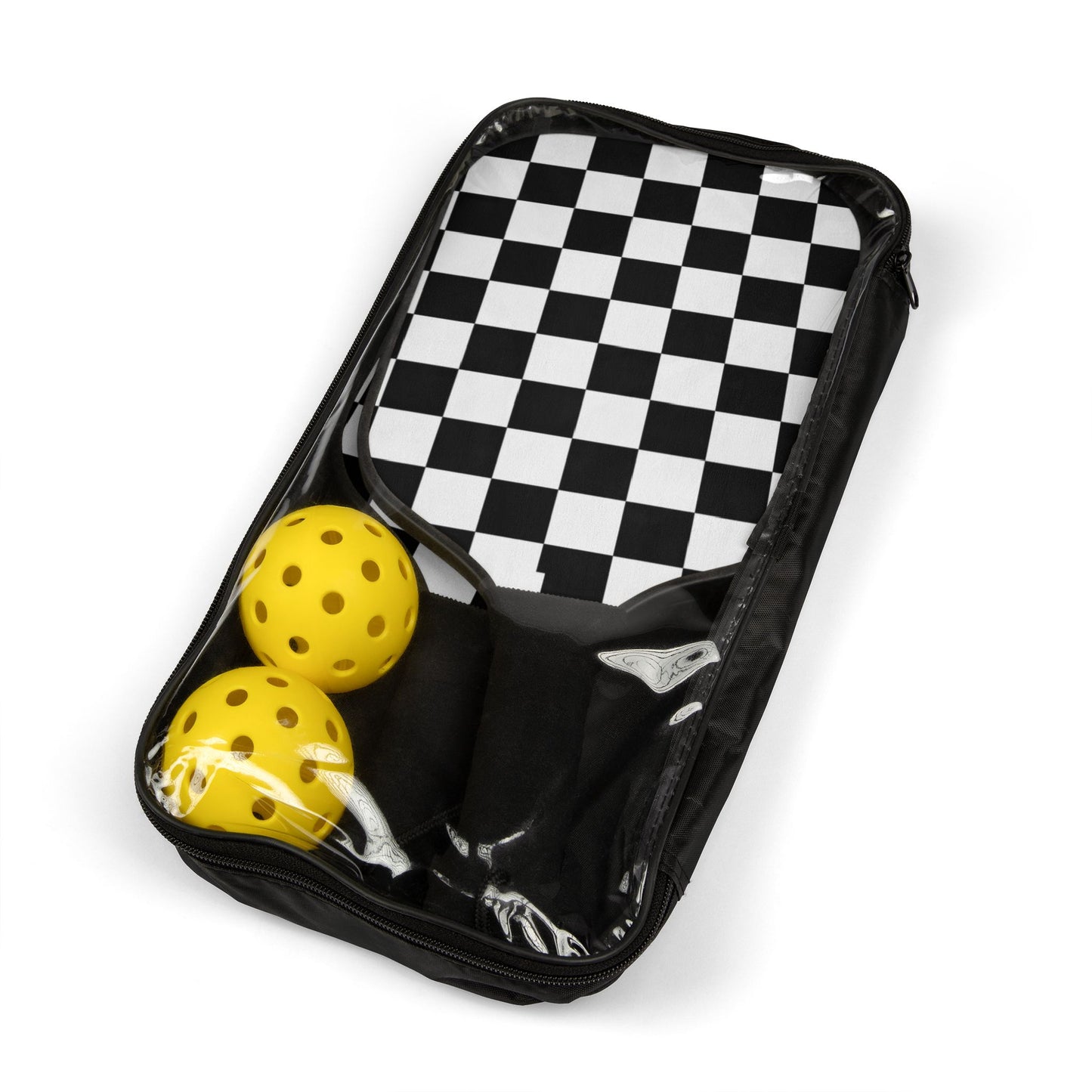 Checkered Workout Pickleball Paddle Kit - COFFEEBRE