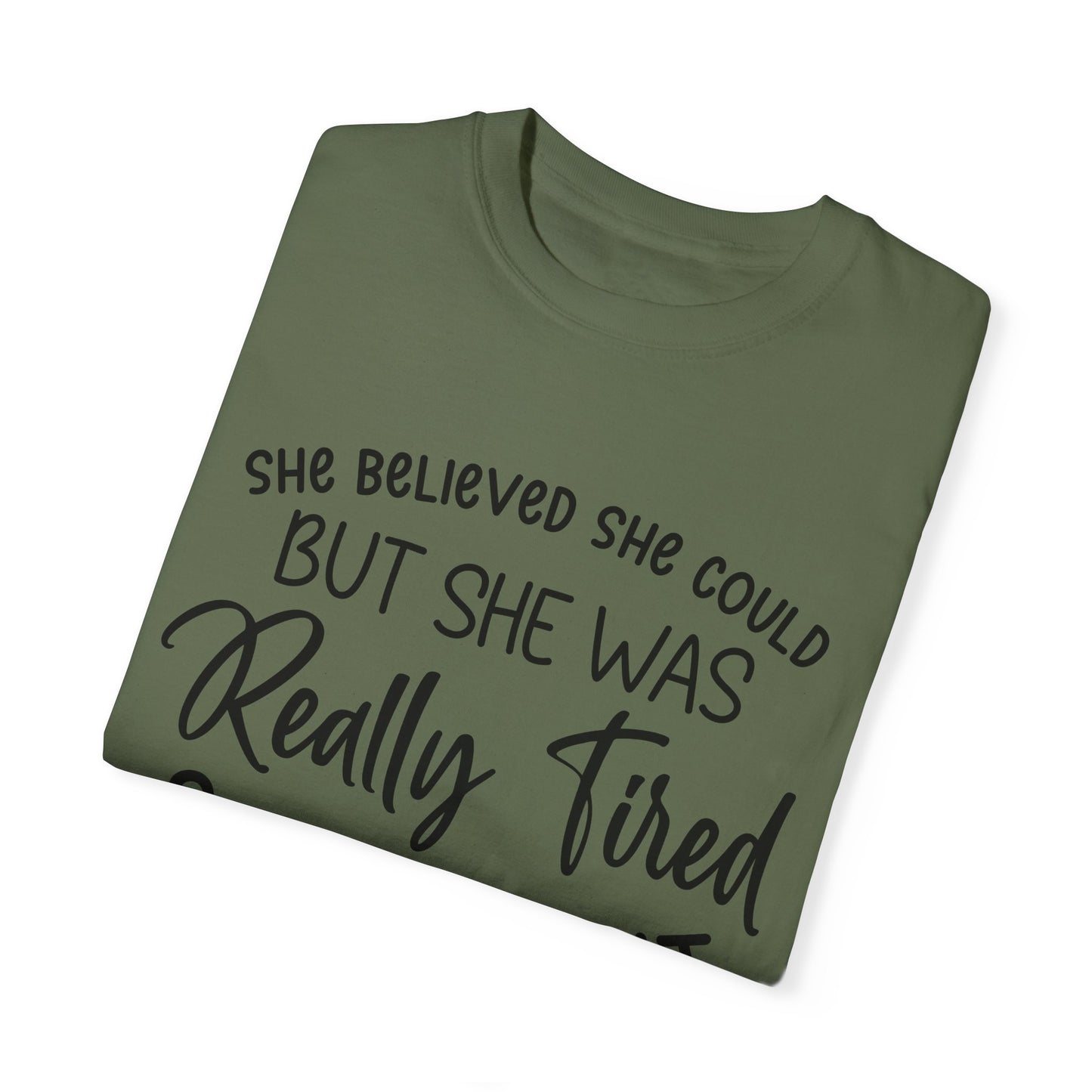 She Believed Fitness Workout T-shirt