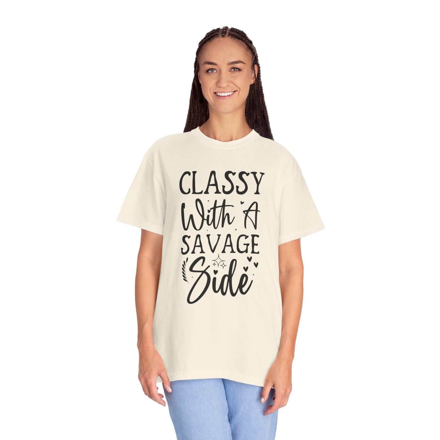 Class With Savage Side Athleisure T-shirt