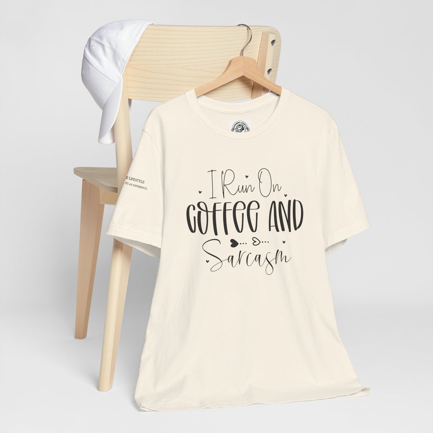 Fitness T-Shirt - I Run On Coffee Workout Shirt