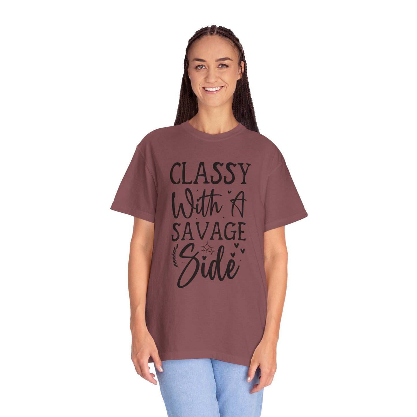 Class With Savage Side Athleisure T-shirt