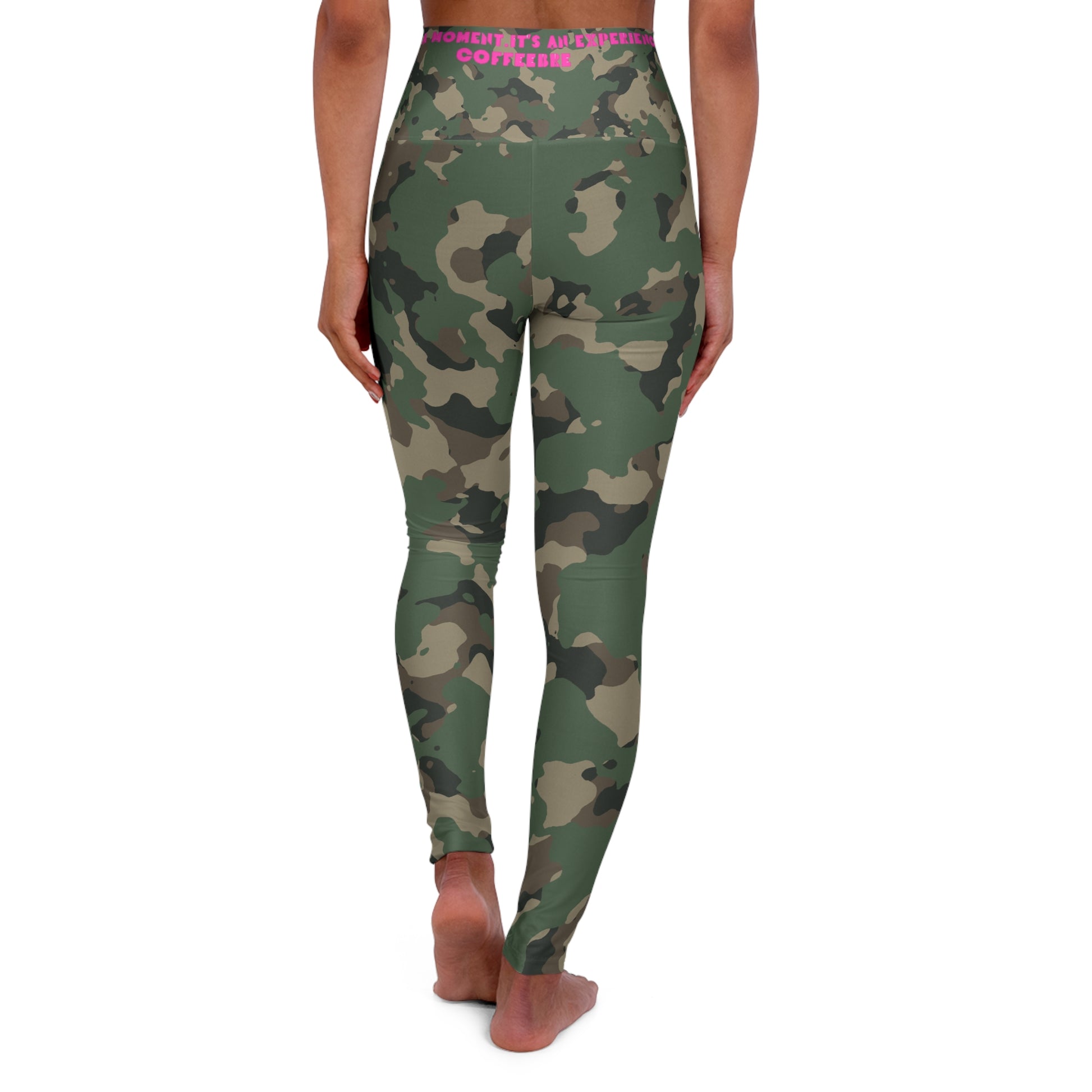 Camouflage High Waisted Fitness Leggings - COFFEEBRE