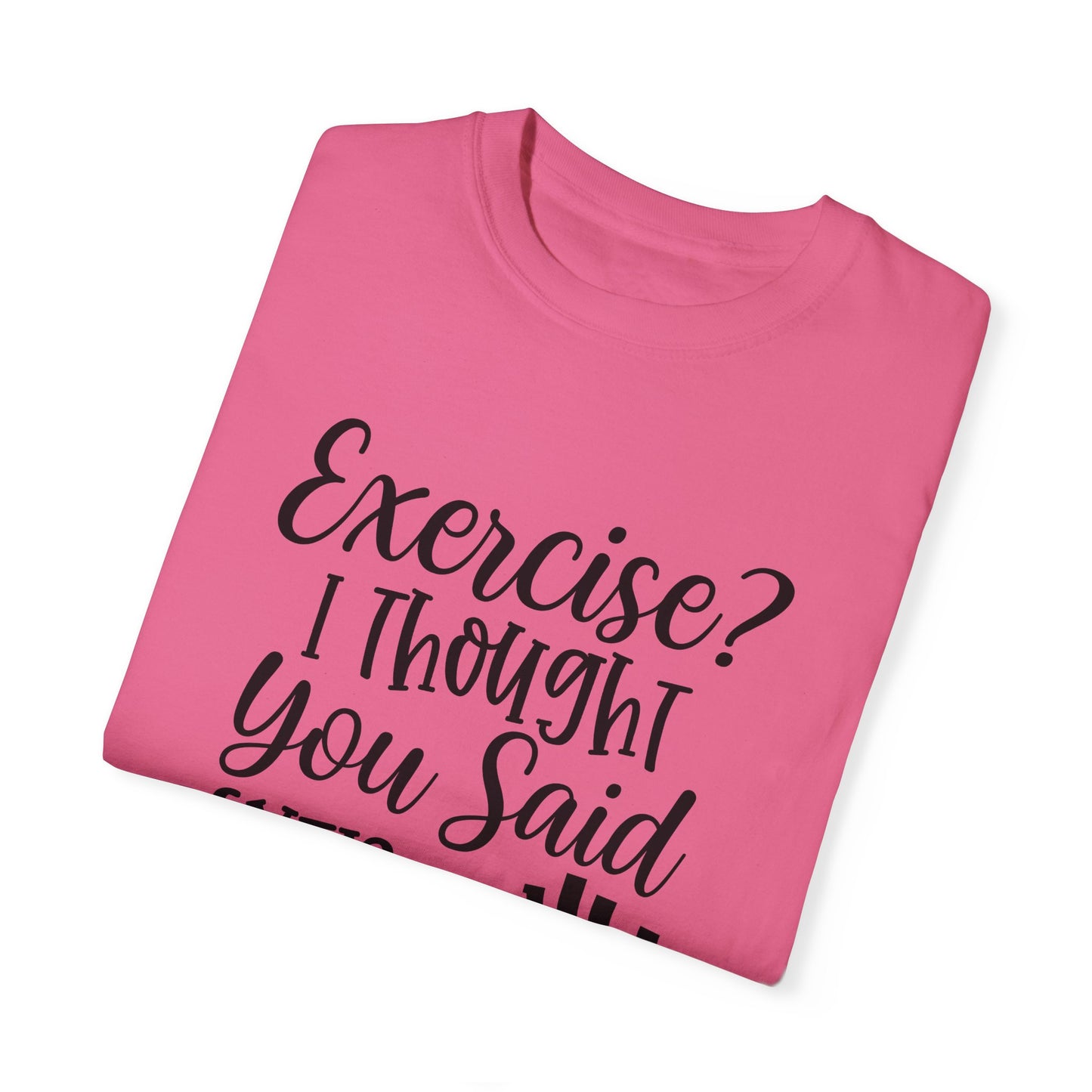 Cute Exercise Fitness T-shirt