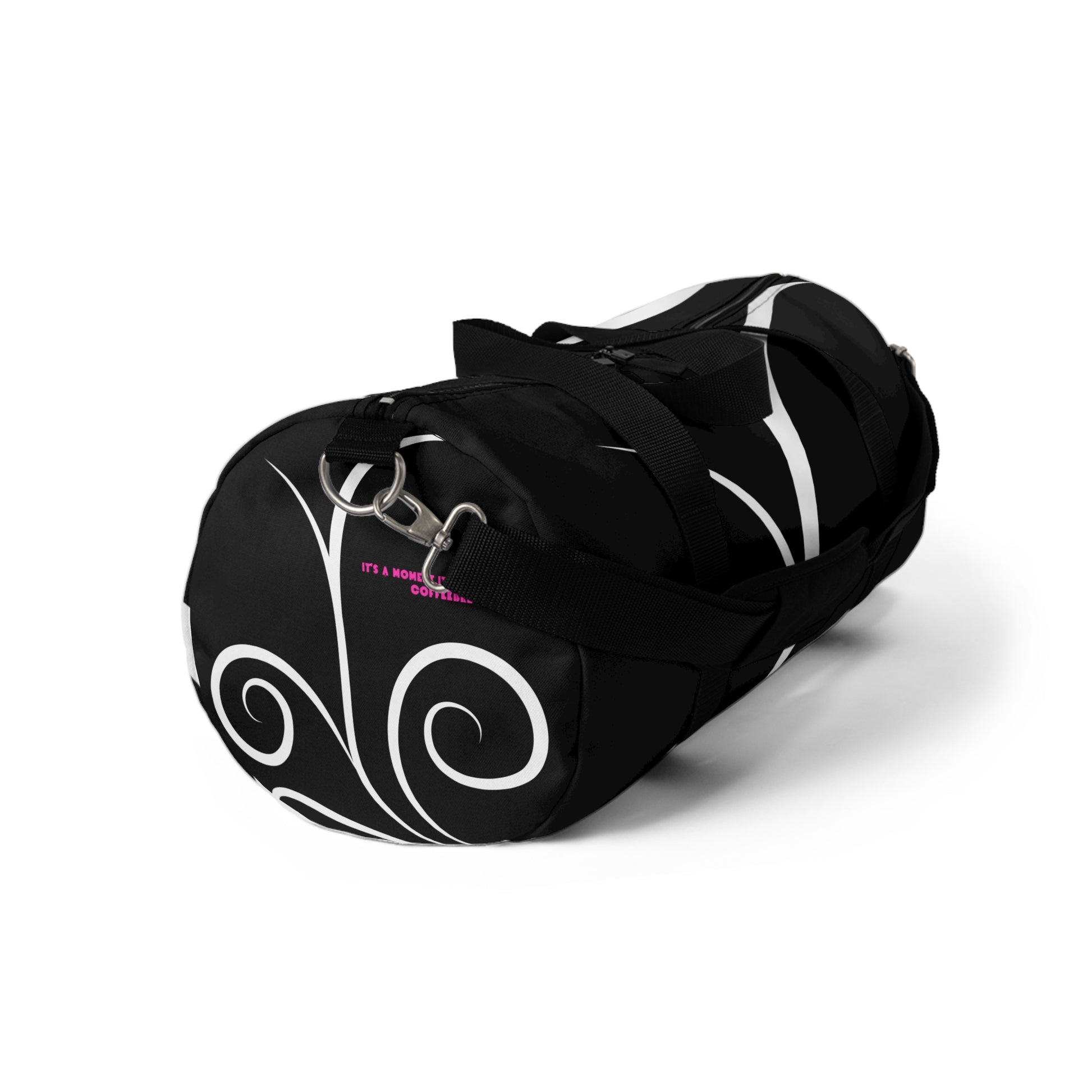 Black Sports Duffel Bag - COFFEEBRE