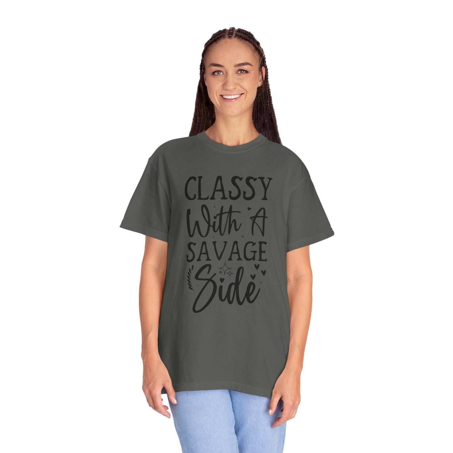 Class With Savage Side Athleisure T-shirt