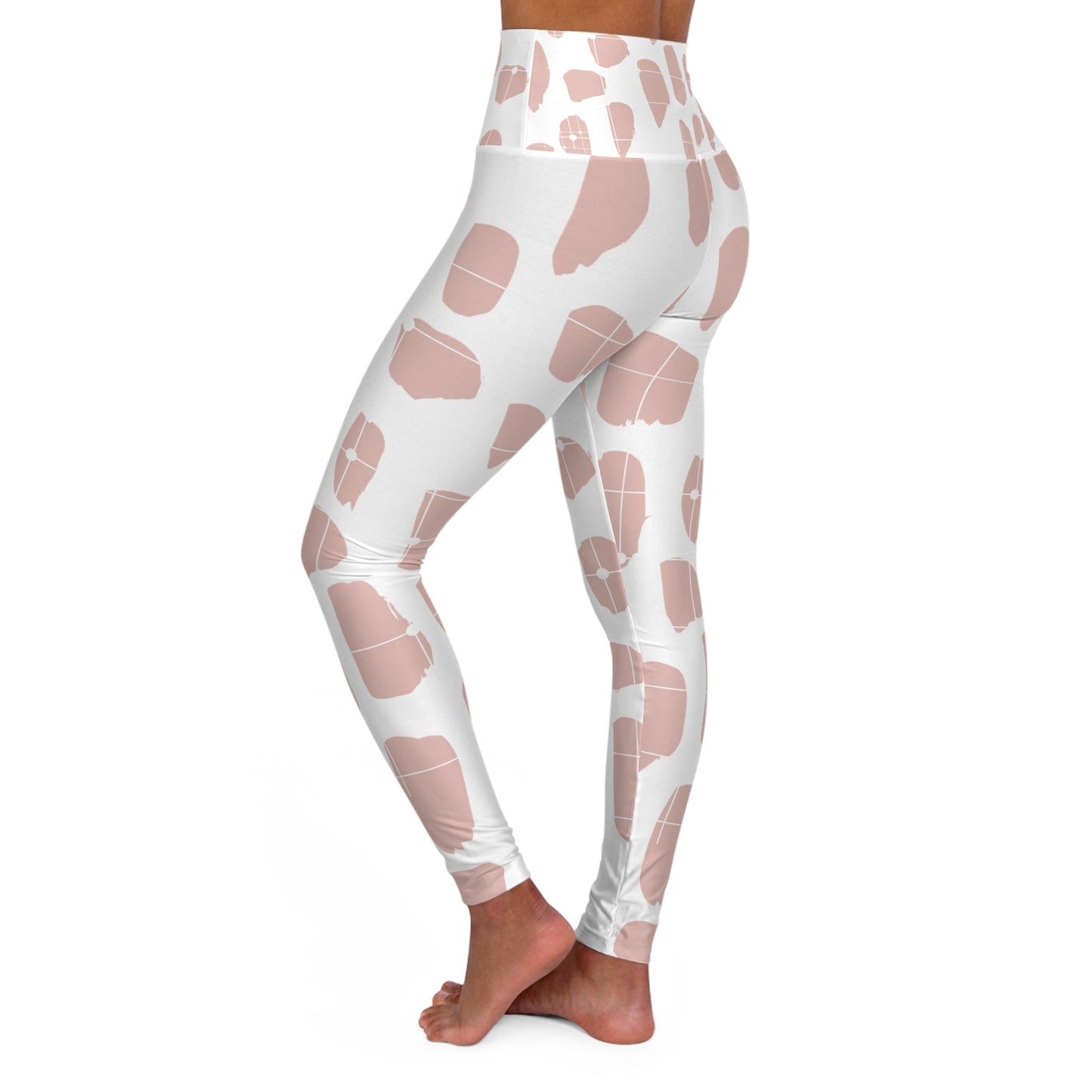 Fitness High Waisted Yoga Leggings - COFFEEBRE