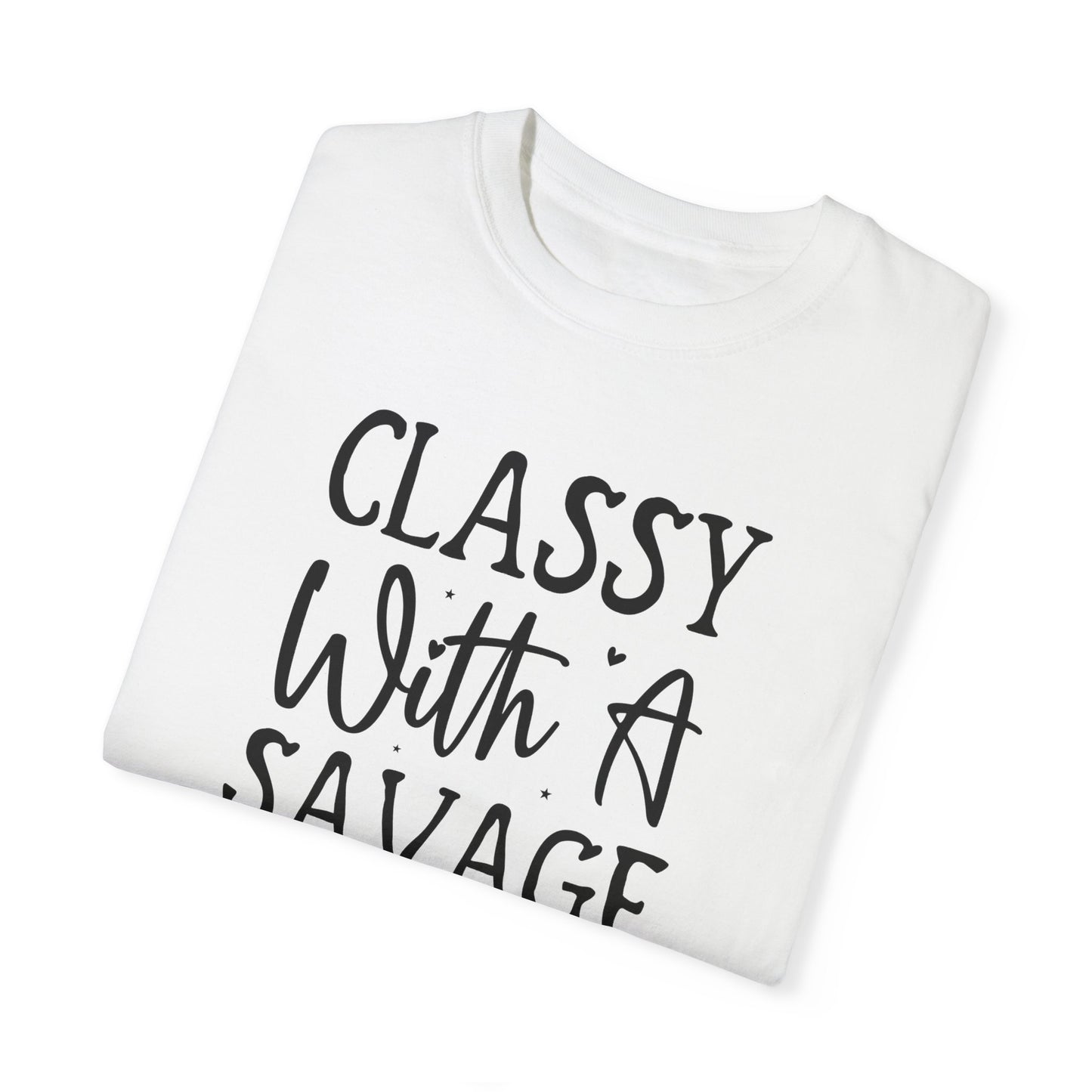 Class With Savage Side Athleisure T-shirt