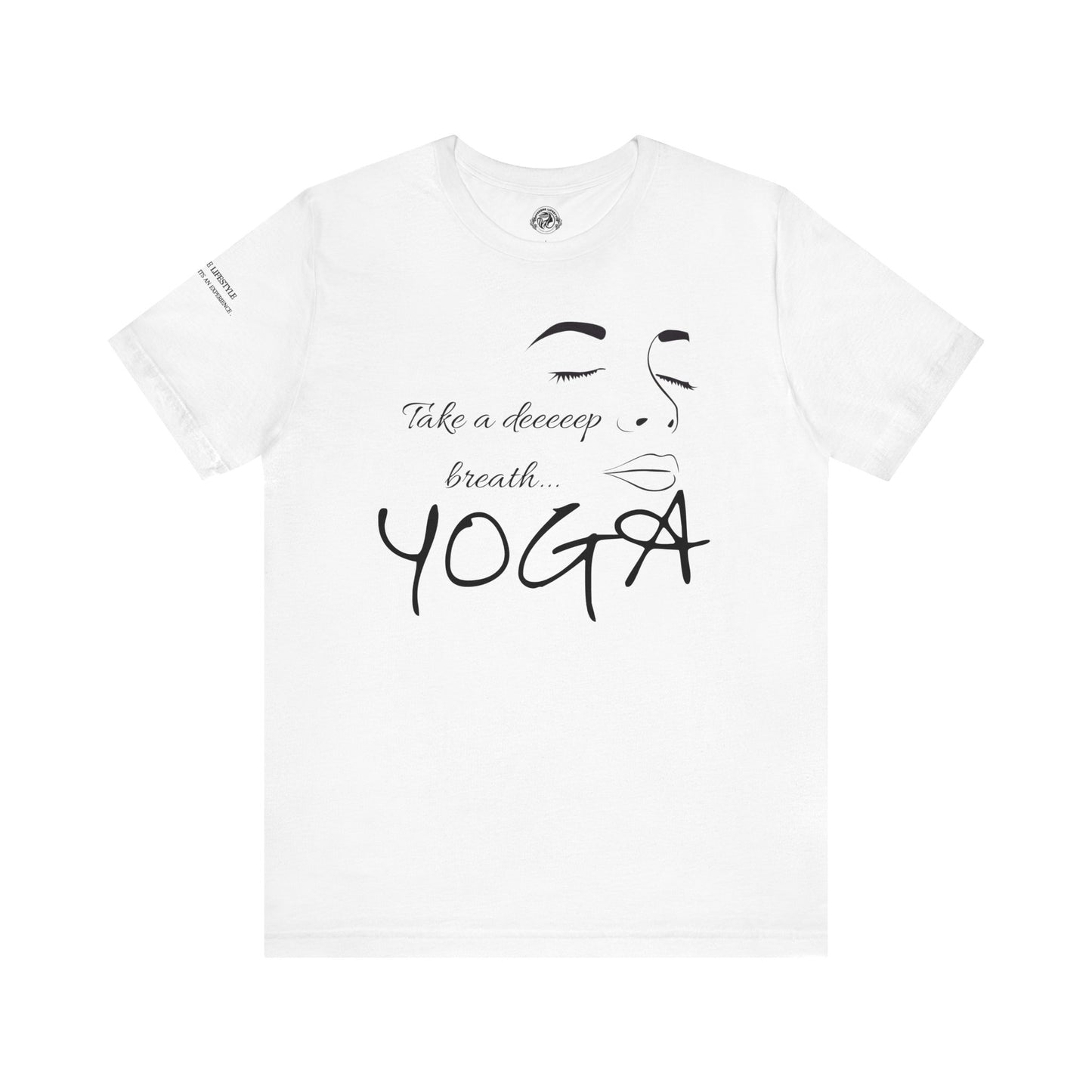 Take Deep Breath Yoga Workout T-Shirt- COFFEEBRE