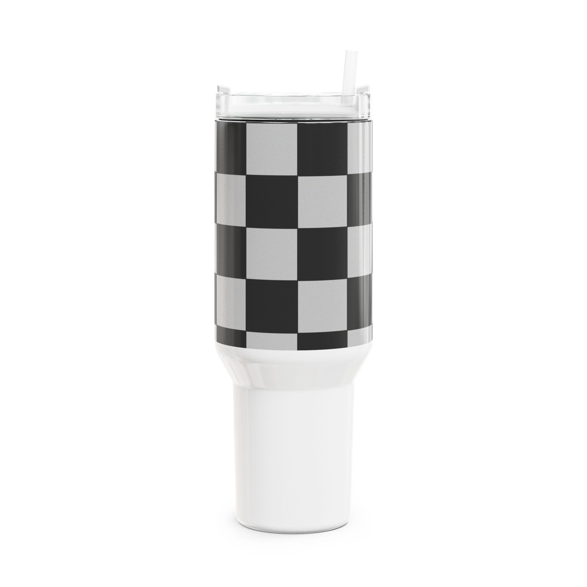 Checkered Fitness Lifestyle Tumbler - COFFEEBRE