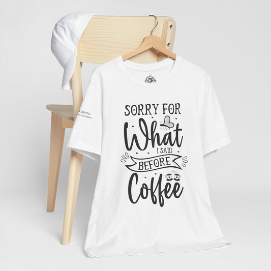 Fitness T-Shirt - Sorry Workout Shirt - COFFEEBRE