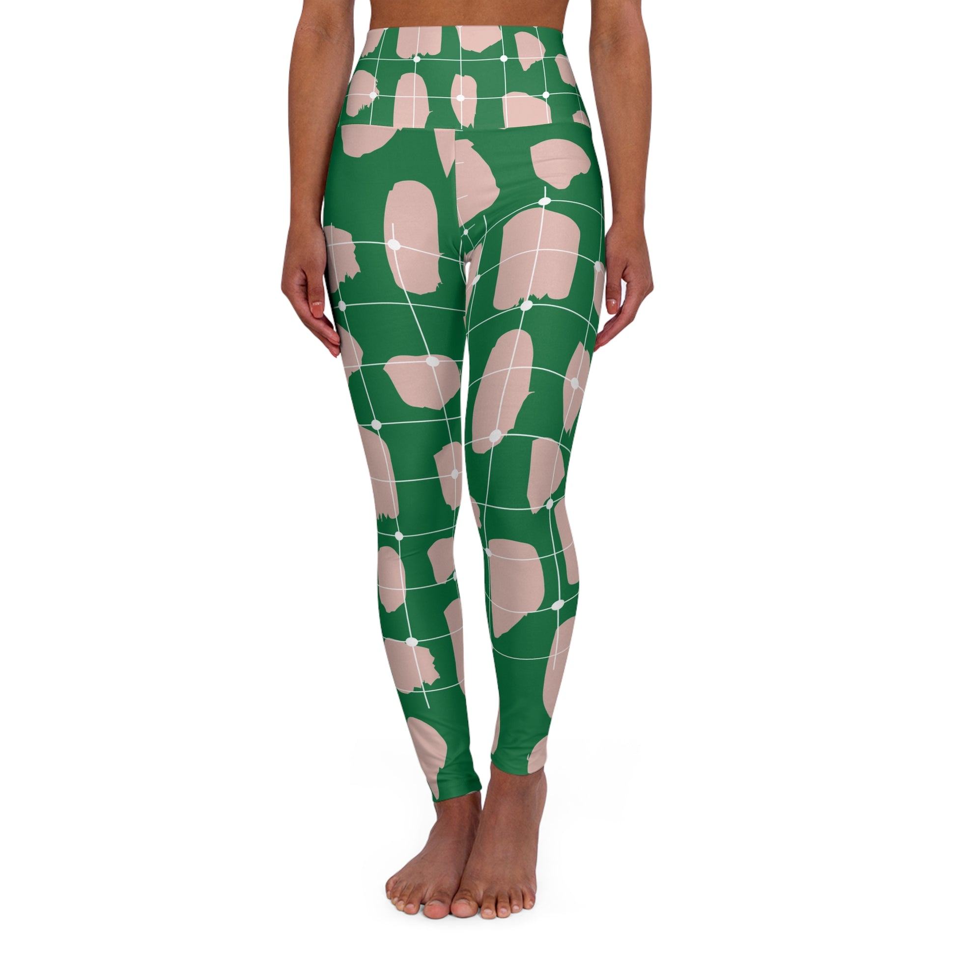 Green  Fitness  - COFFEEBREHigh Waisted Yoga Leggings