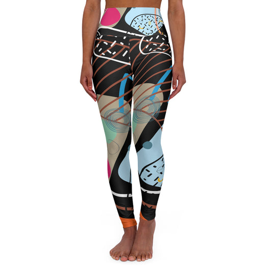 High Waisted Fitness Leggings - COFFEEBRE