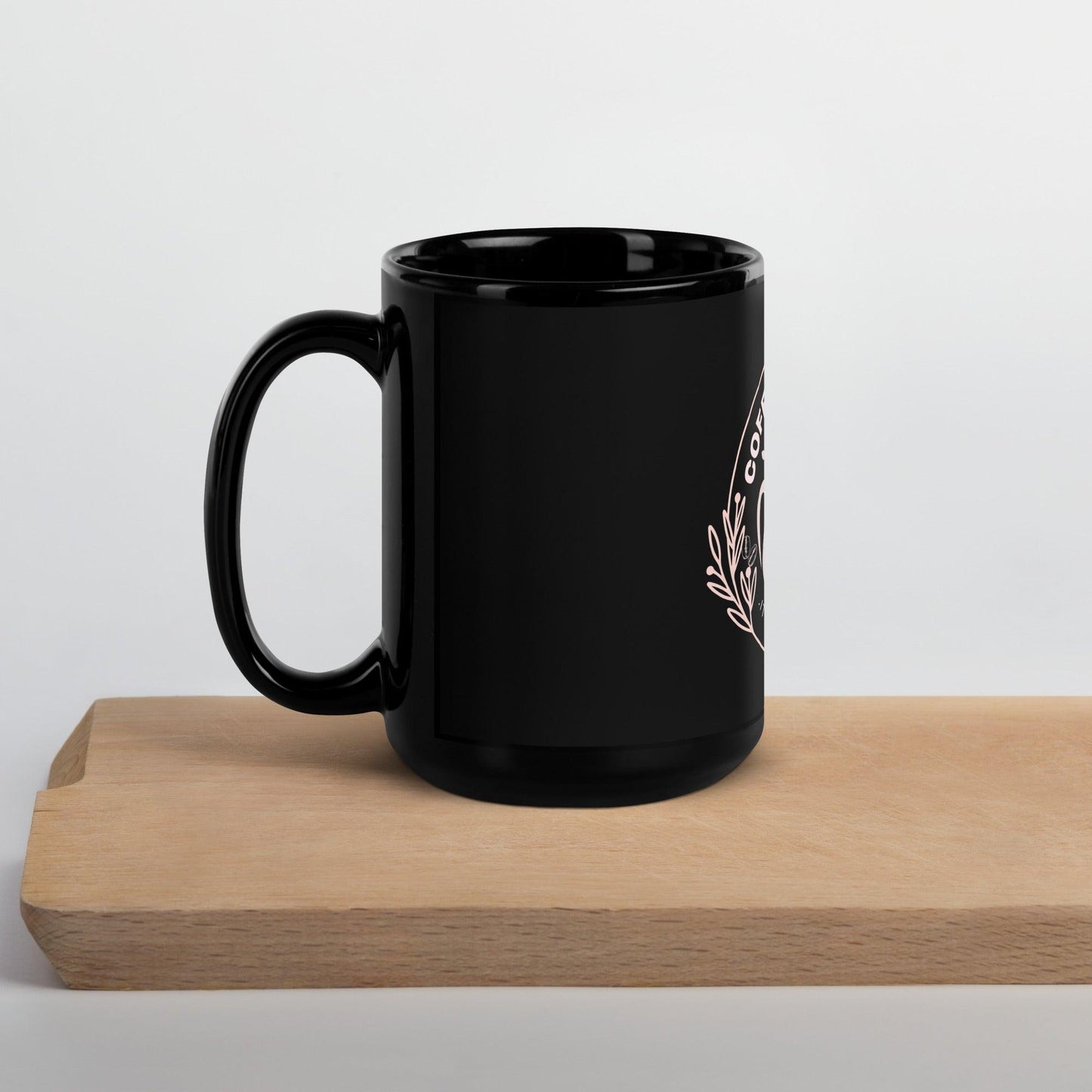 Black Glossy Coffee Mug For Coffee Drinker - COFFEEBRE