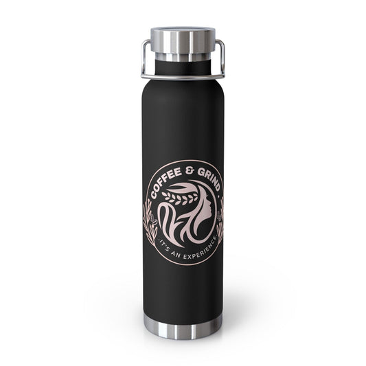 Coffee and Grind Travel Copper Vacuum Insulated Bottle, 22oz - COFFEEBRE