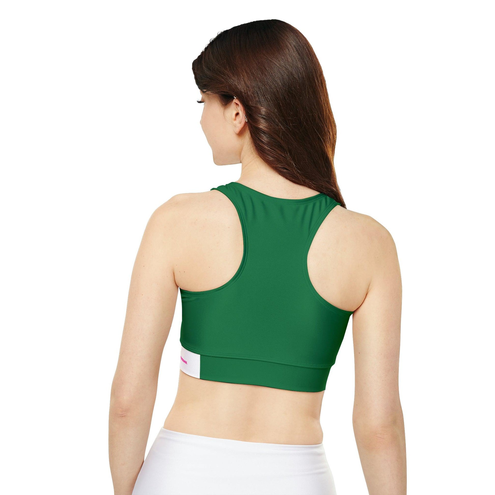 Coffee and Pilates Fully Lined, Padded Sports Bra - COFFEEBRE