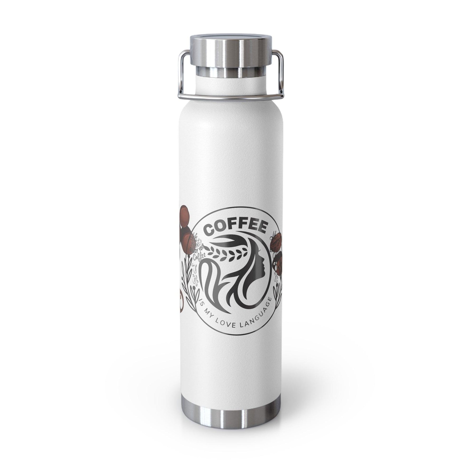 Coffee Bean Copper Vacuum Insulated Bottle, 22oz - COFFEEBRE