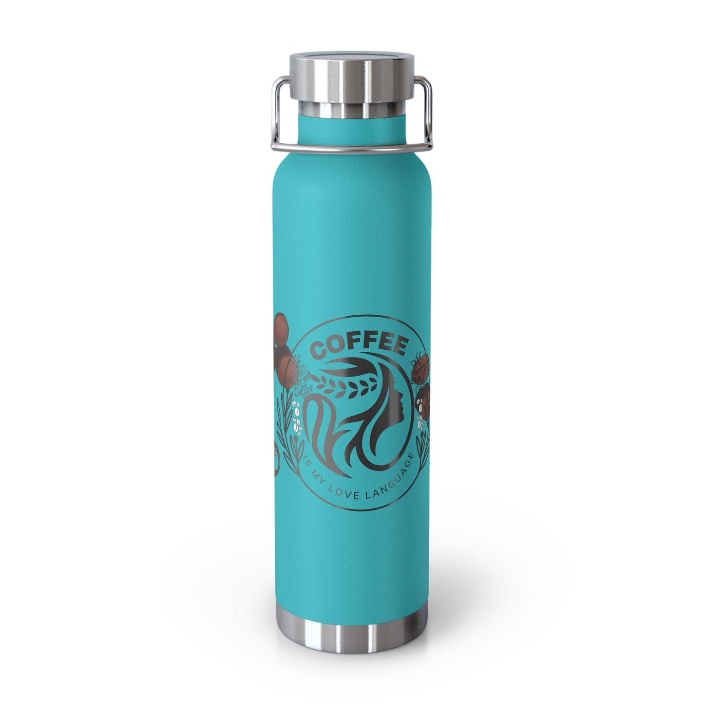 Coffee Bean Copper Vacuum Insulated Bottle, 22oz - COFFEEBRE