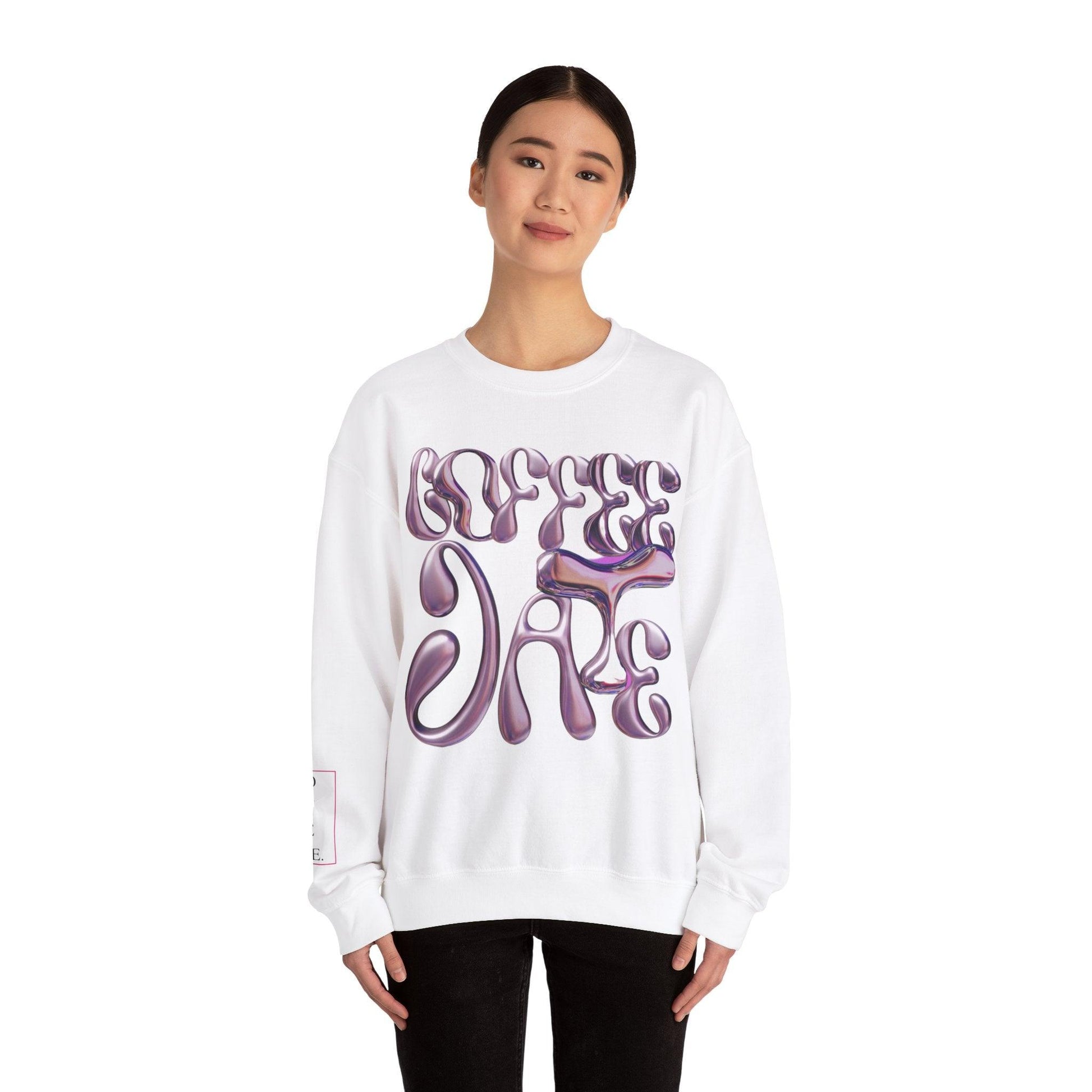 Coffee Date Unisex Heavy Blend™ Crewneck Valentine's Sweatshirt - COFFEEBRE