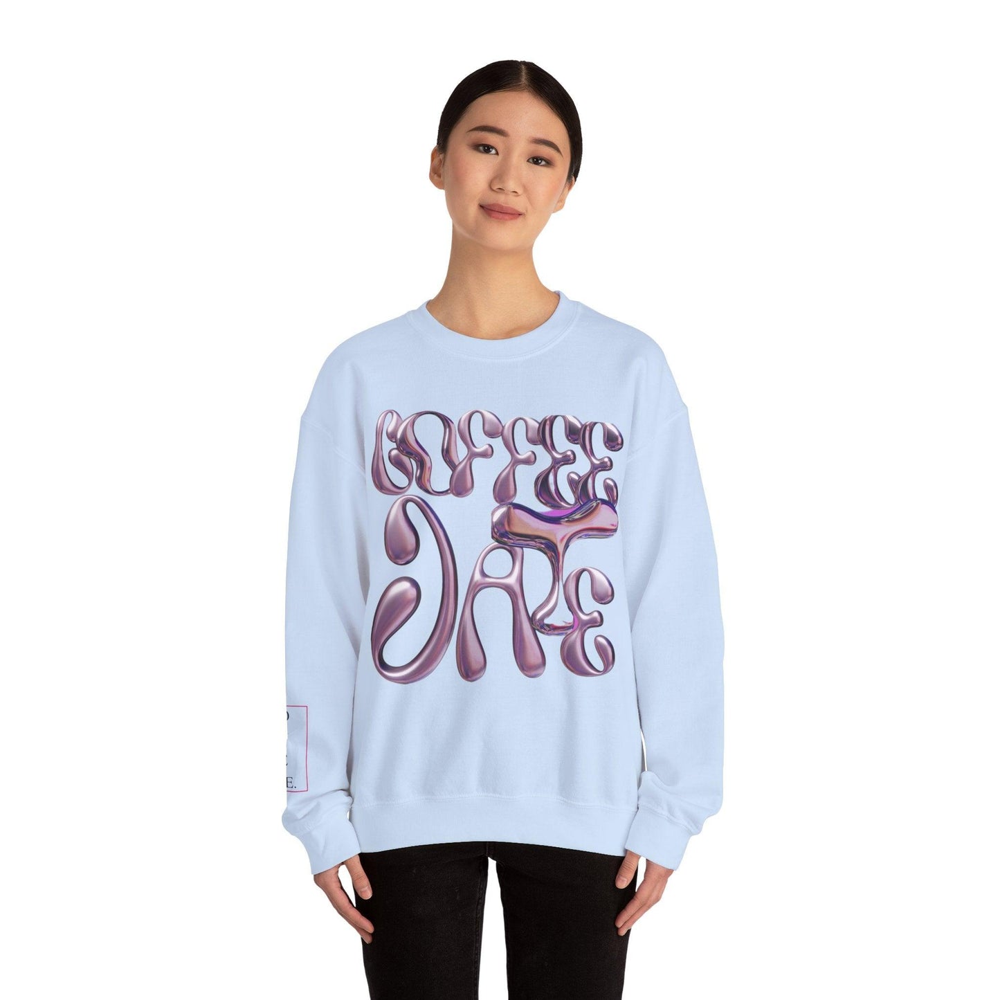 Coffee Date Unisex Heavy Blend™ Crewneck Valentine's Sweatshirt - COFFEEBRE