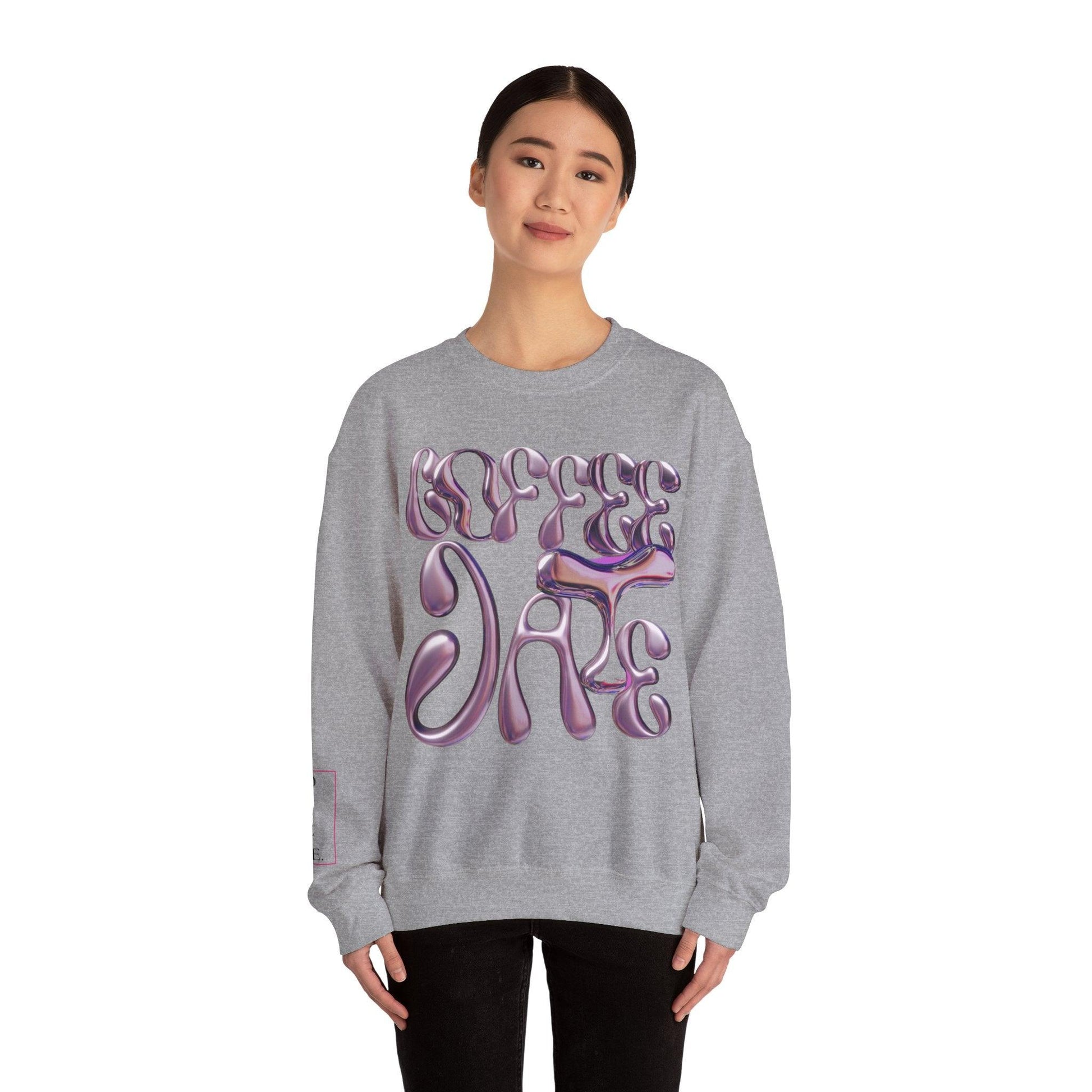 Coffee Date Unisex Heavy Blend™ Crewneck Valentine's Sweatshirt - COFFEEBRE