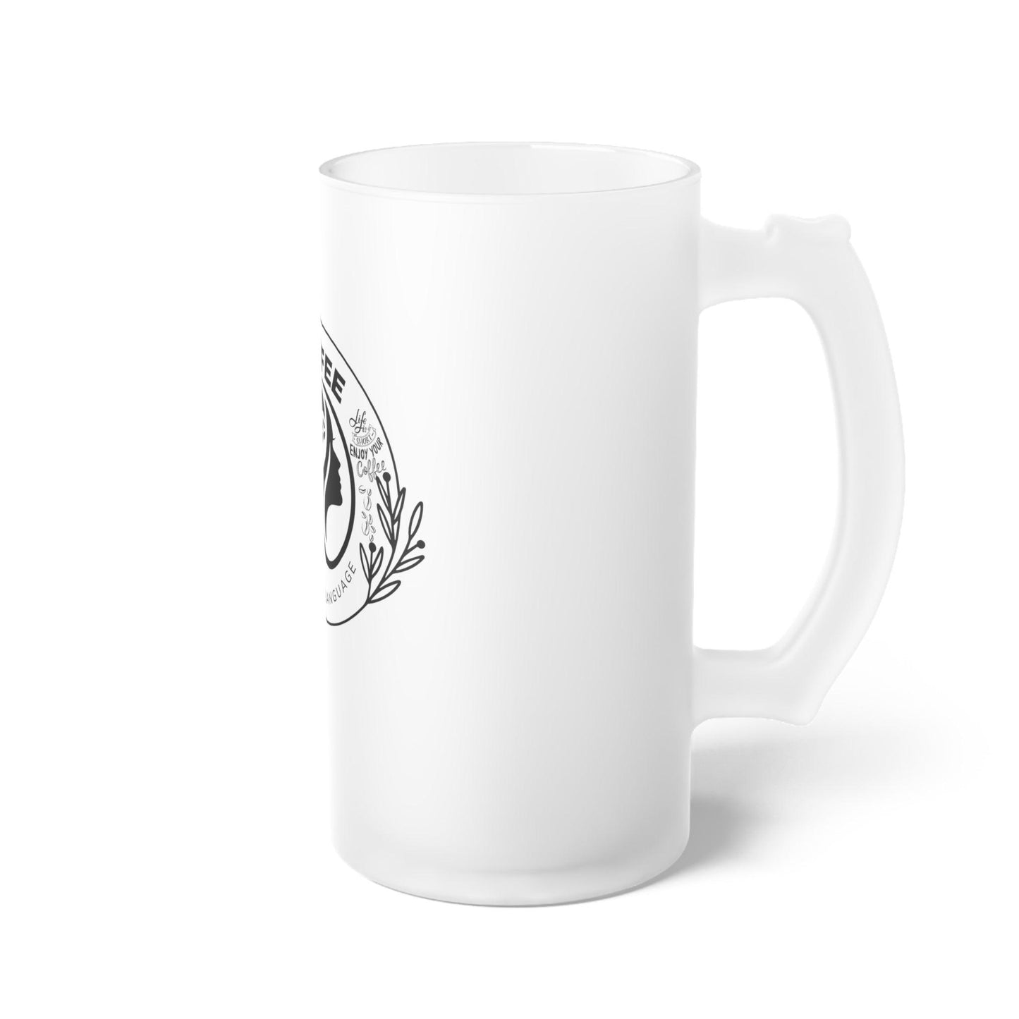 Coffee Frosted Glass Latte Mug - COFFEEBRE